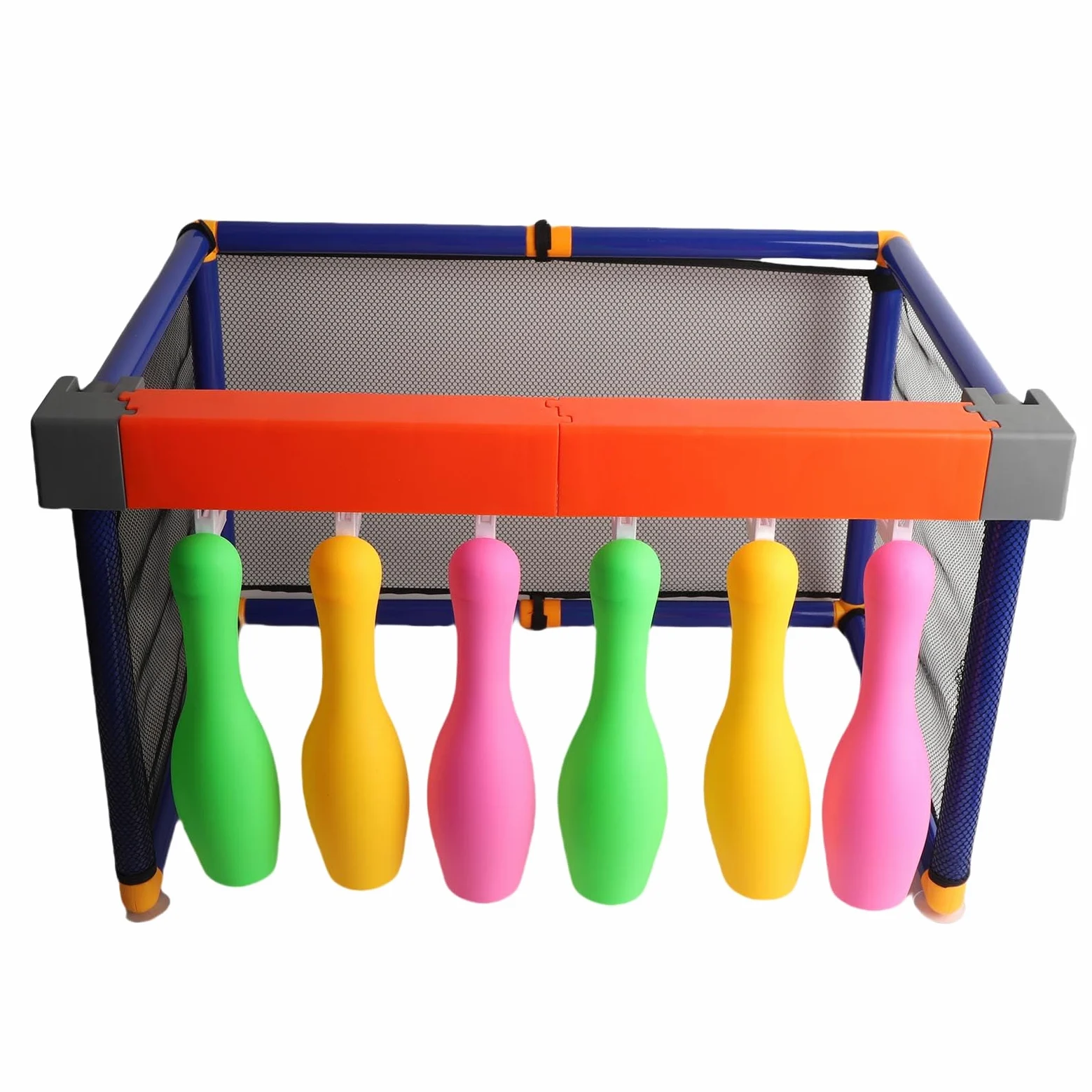 YUYTE Set Giochi Calcio e Bowling 2 in 1 per Bambini con Birilli Luminosi