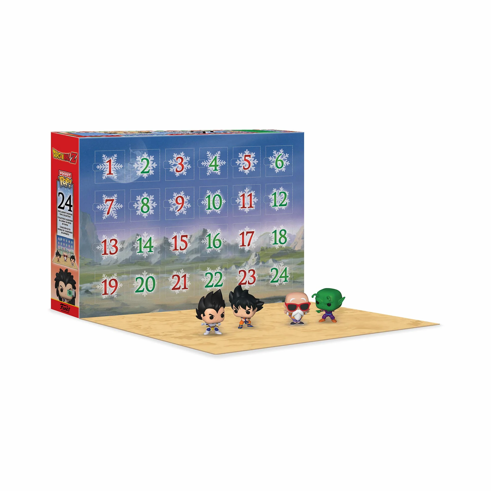 Funko Advent Calendar: Dragon Ball Z - Goku - 24 Giorni di Sorprese - Mini Figura in Vinile da Colleziones - Mystery Box - Idea Regalo - di Natale per Ragazze, Ragazzi e Bambini - Christmas Countdown