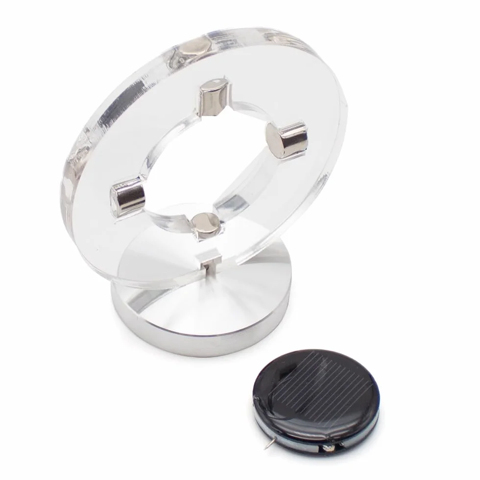 Toplionace Motore a Levitazione Magnetica ad Energia Solare Ultra Sensibile, Decorazione da Scrivania - Mendocino Motor, Gadget Tecnologico Galleggiante Creativo