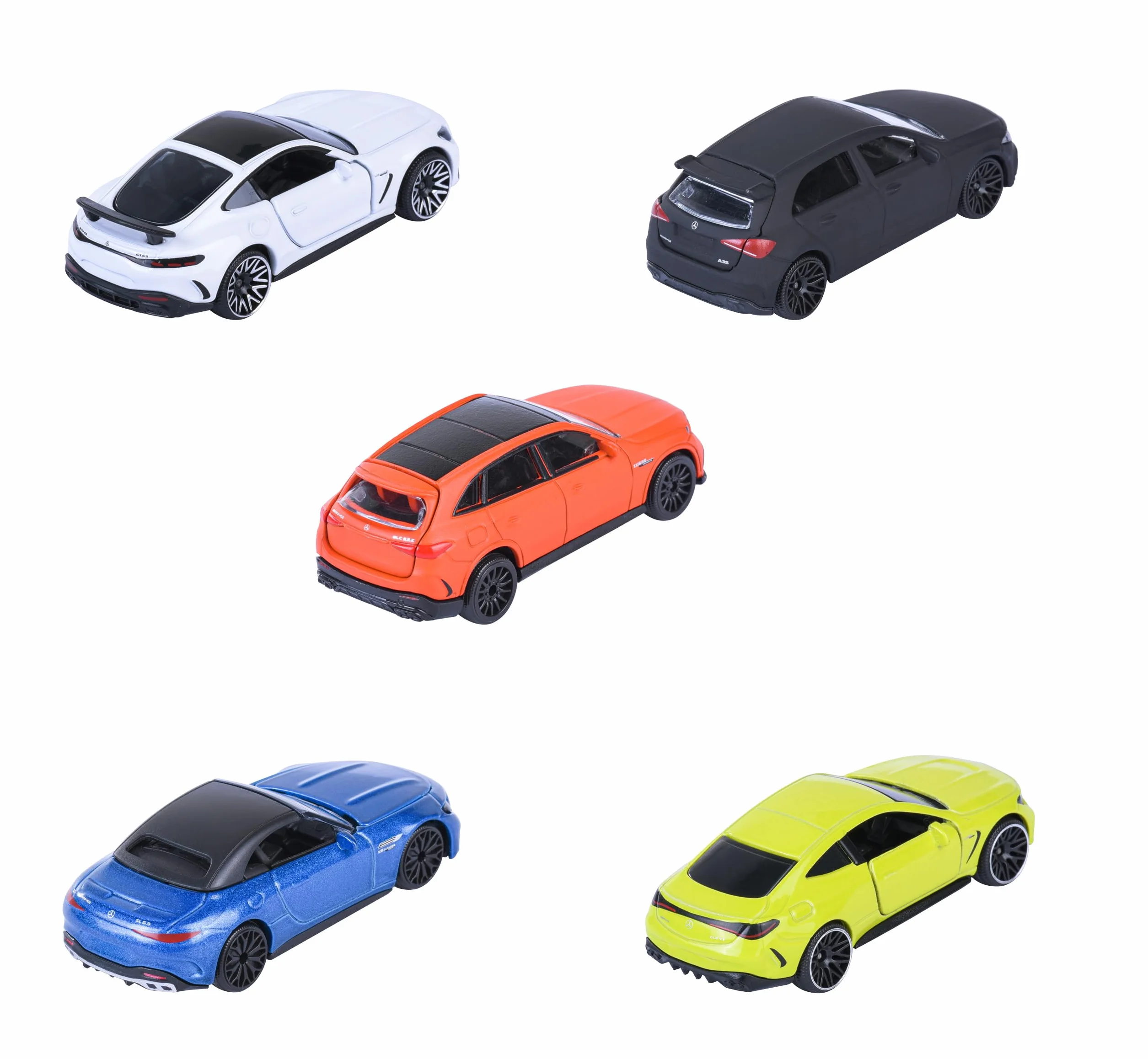 Majorette Mercedes-AMG 5 Pieces Giftpack Set Auto in Metallo Die-Cast 5 Modellini da Collezione