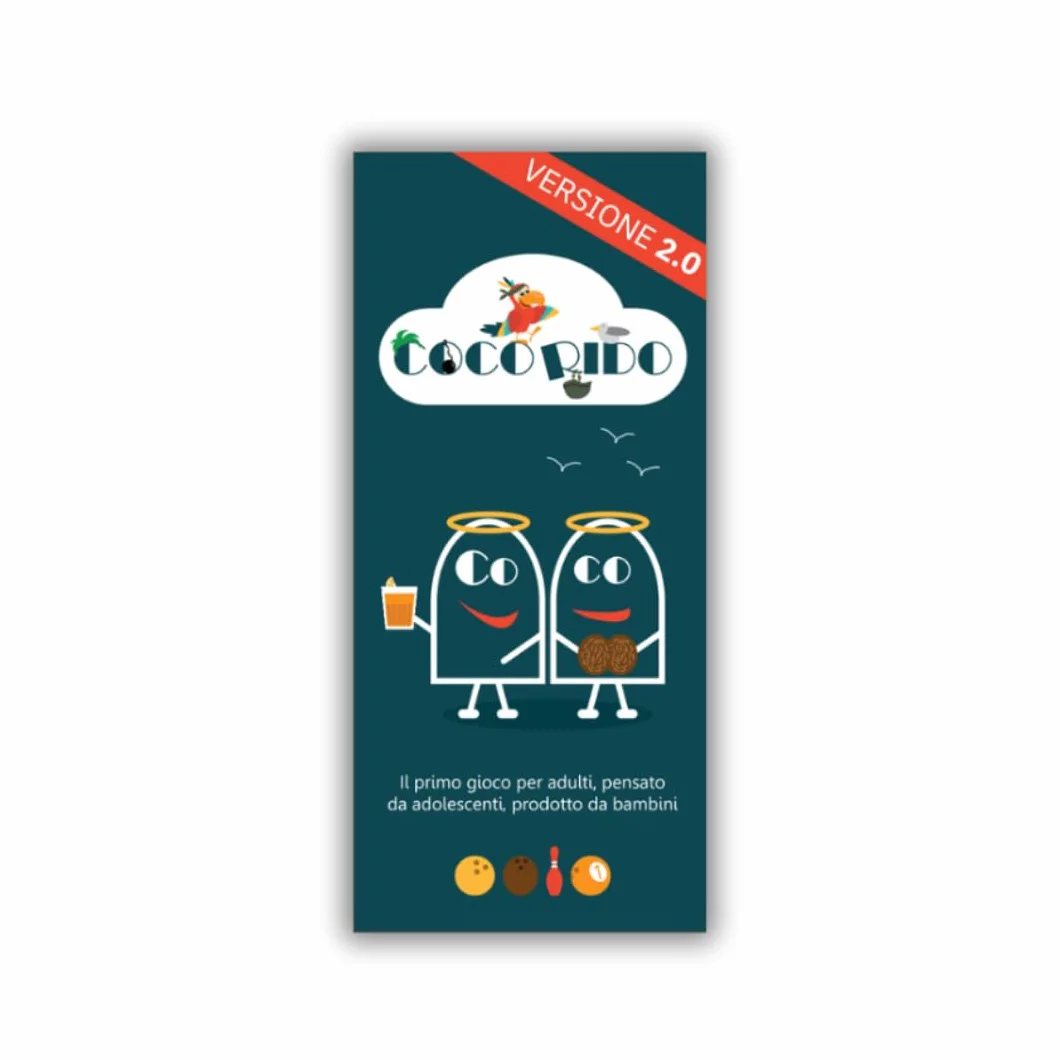 Asmodee Coco Rido 2.0 Gioco da Tavolo per Adulti Black Humor 3-10 Giocatori 18+