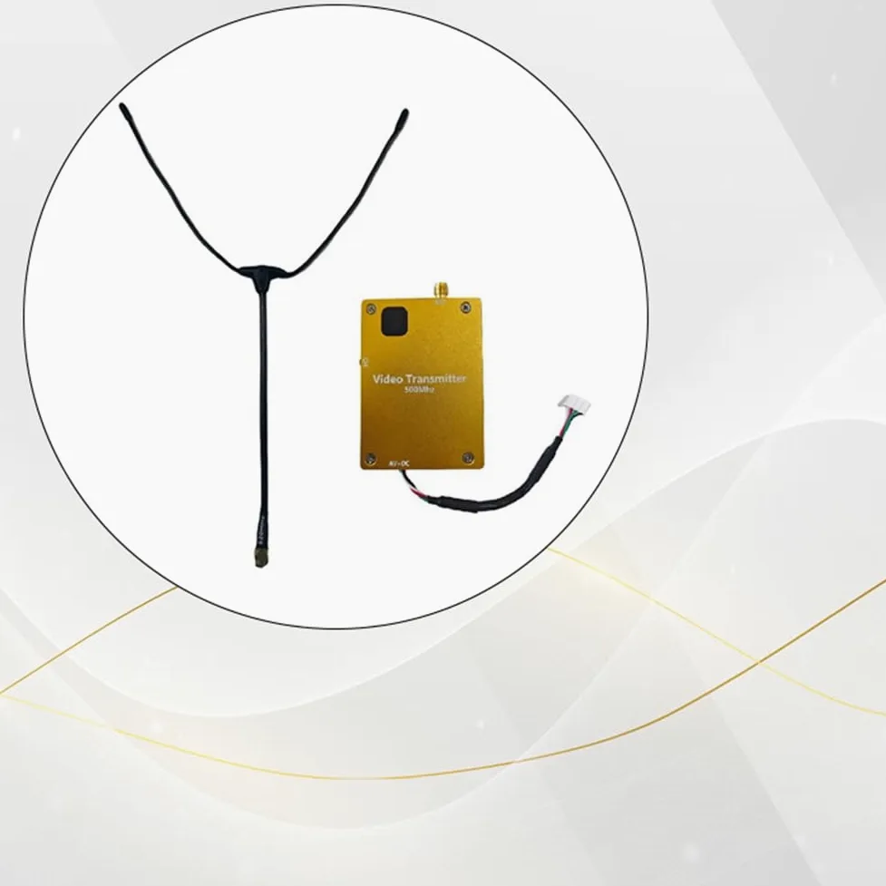 Trasmettitore Video FPV VTX da 40 Km, Trasmettitore Video Wireless da 500 MHz e 4 W, Trasmissione A Lungo Raggio