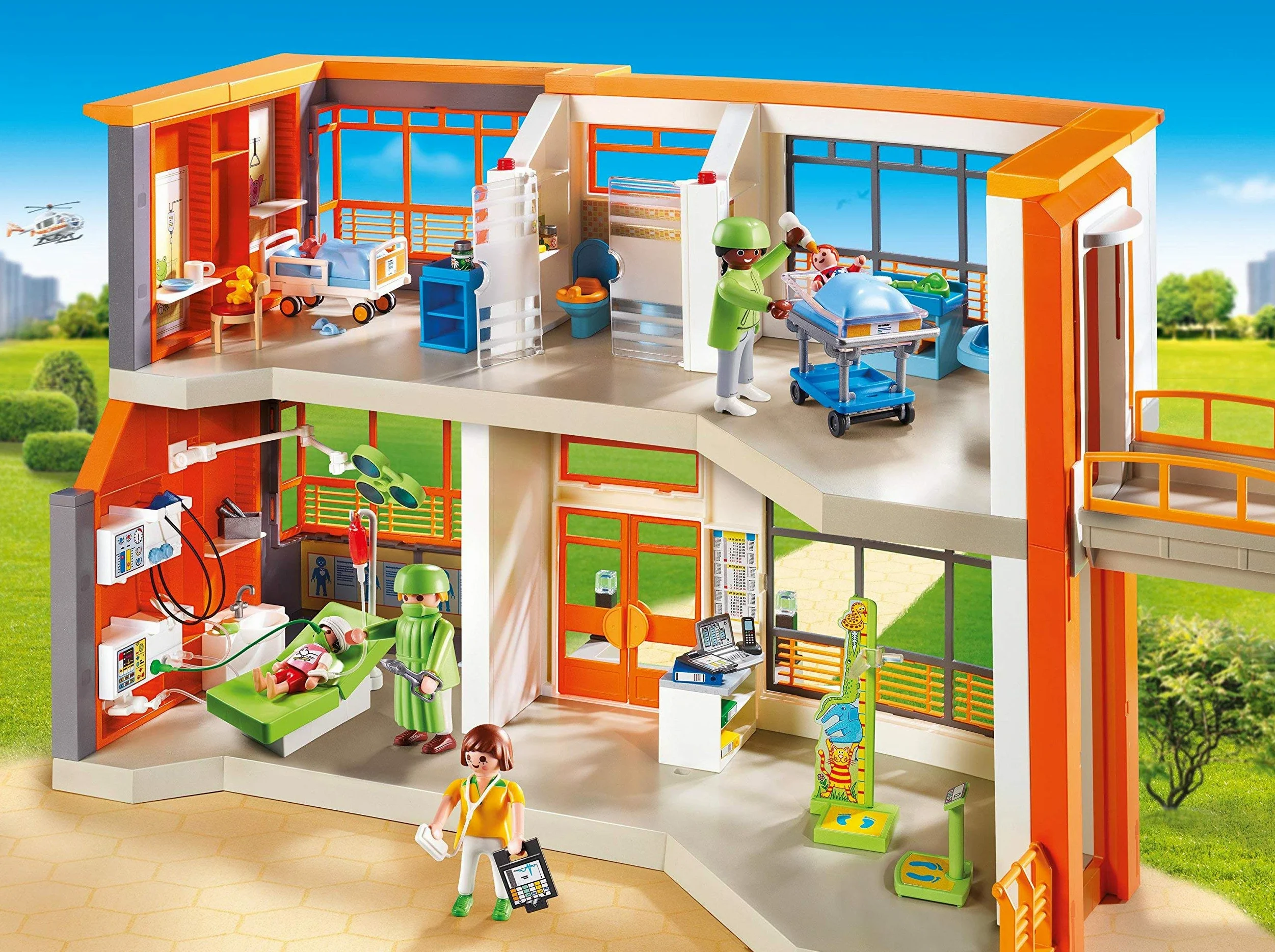 PLAYMOBIL City Life 6657, Ospedale dei Bambini per Bambini dai 4 Anni