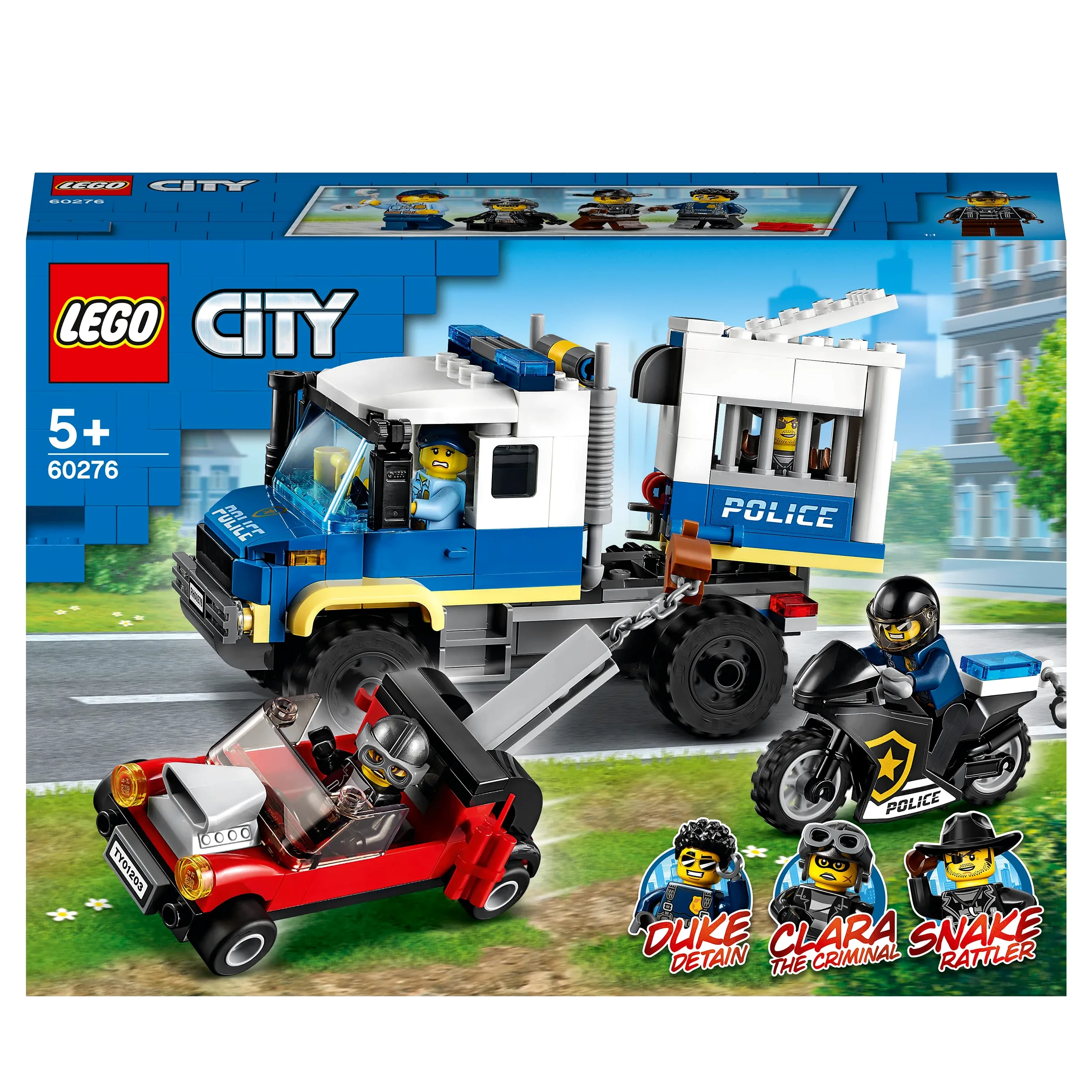 LEGO 60276 City Police Trasporto dei prigionieri della polizia