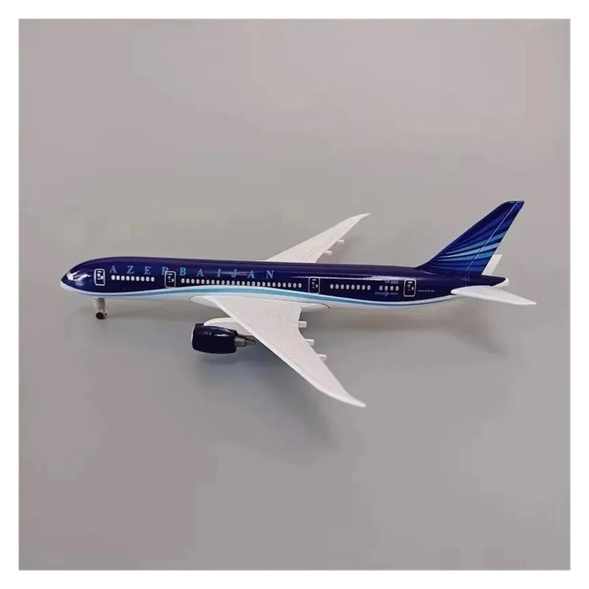Aereo in Metallo pressofuso per B787 Azerbaigian 20 cm Modello di Aereo Boeing 787 Replica in Miniatura Collezione di Metalli per Aviazione Display per Raccolta ed Esposizione