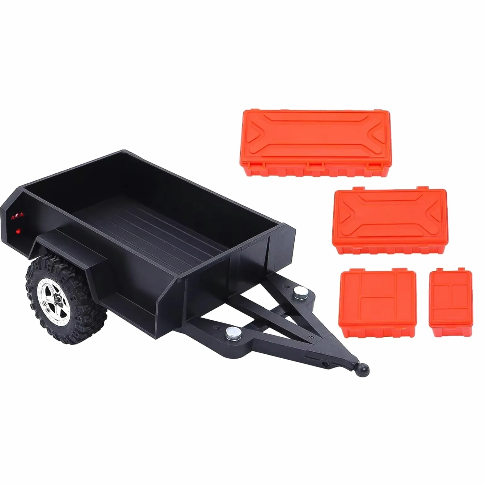 Compatibile Con TRX4M 1/18 RC Crawler Auto Parti Di Aggiornamento Accessori Ricambio Utilità Rimorchio Gancio E Scatola Immagazzinaggio Per Scala RC Riparazioni Modelli