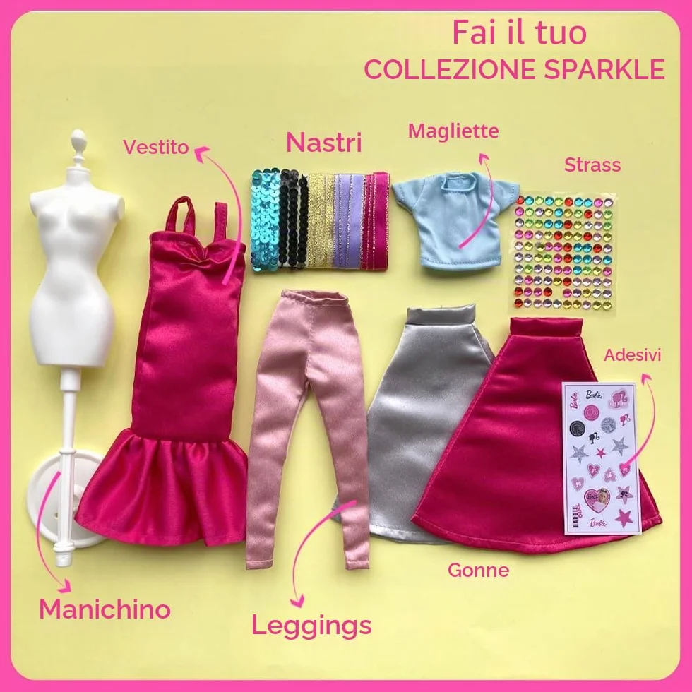 Barbie Make Your Own Outfit - Sparkle Collection