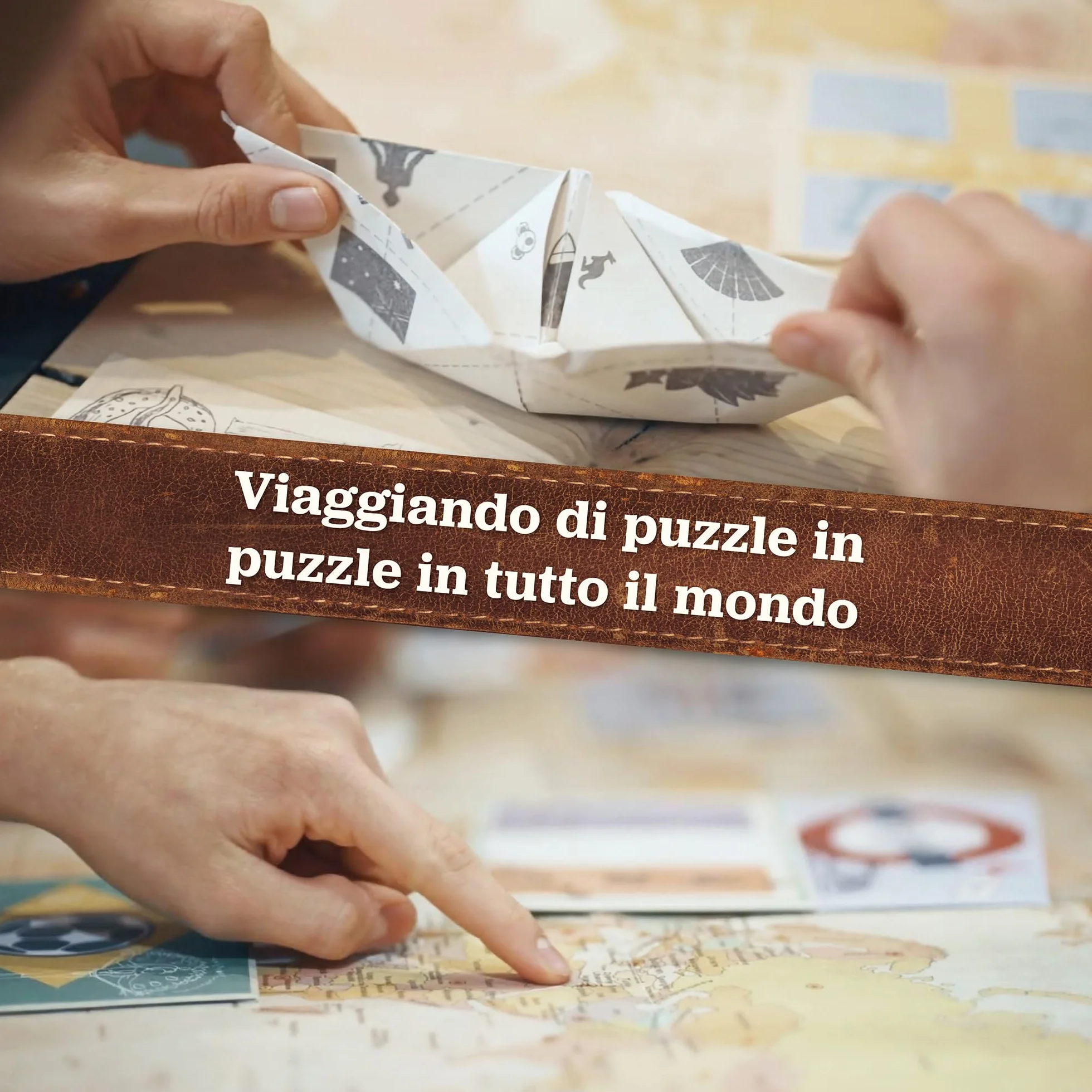 Hidden Games - Calendario dell'Avvento con puzzle - Il Giro del Mondo del Professor Leonardo - Un gioco di enigmi in 24 buste misteriose