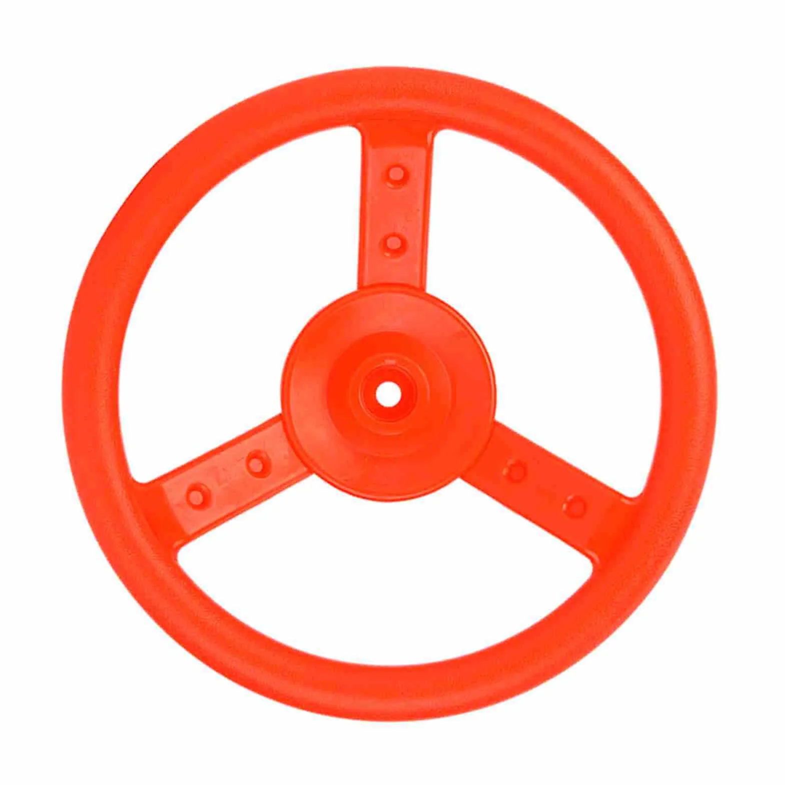 TOPINCN Volante in Plastica per Parco Giochi per Bambini, Robusto e Durevole, Ruota Liberamente per Altalena, Diametro Giallo da 10,4 Pollici, Adatto per Parco Giochi (rosso)