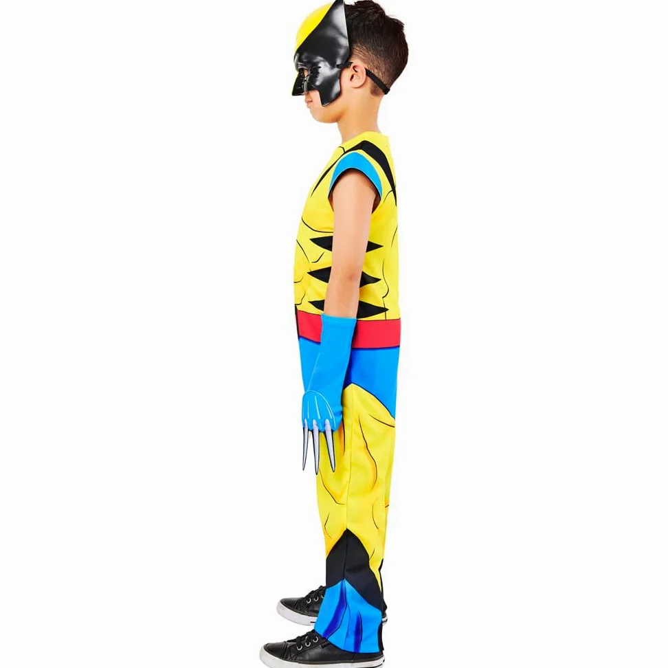 Rubies Costume ufficiale Marvel Wolverine per bambini, taglia 9-10
