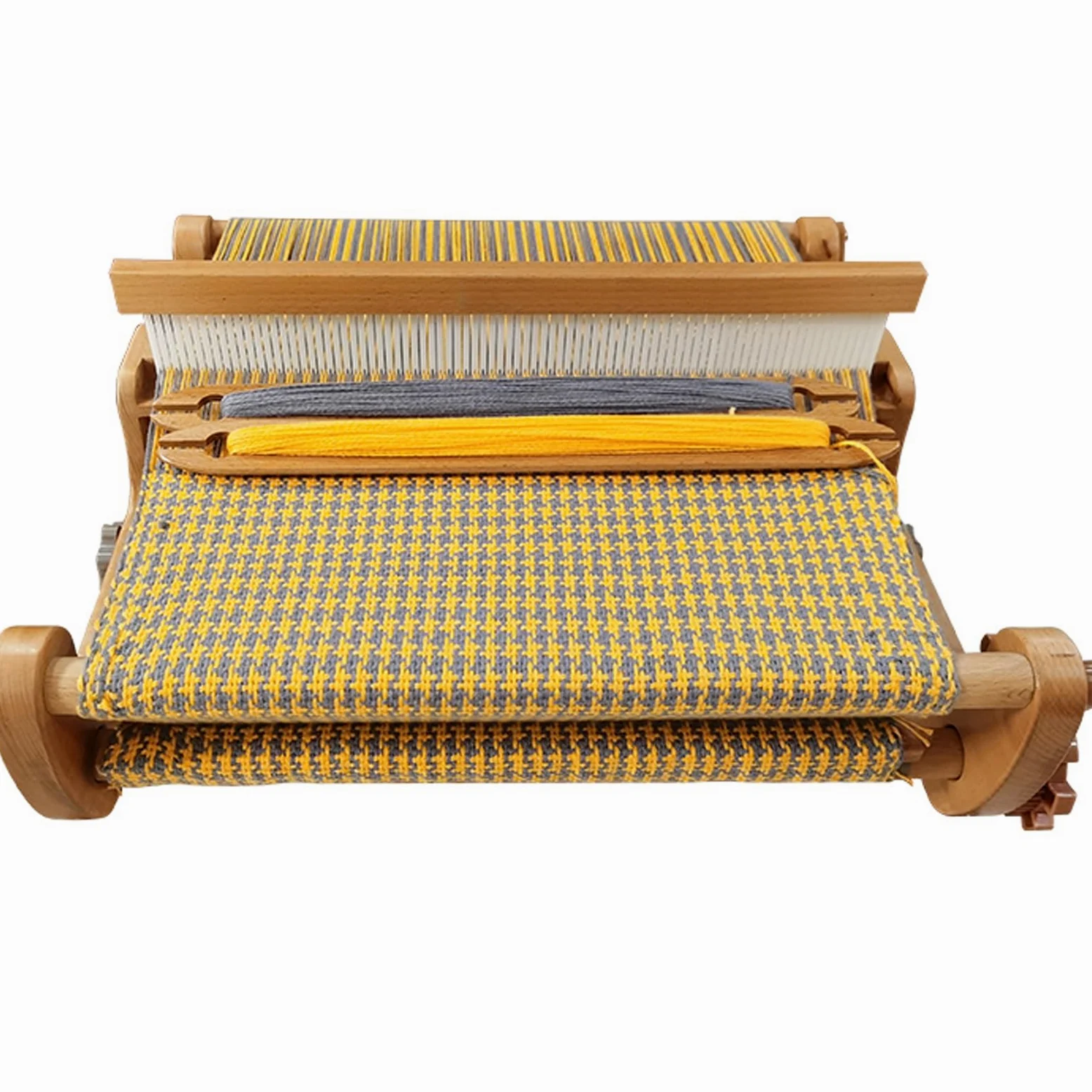 Macchina per tessitura fai da te in legno, per lavori a maglia fai da te, telaio per tessitura, per sottobicchieri, tovagliette, borse di stoffa