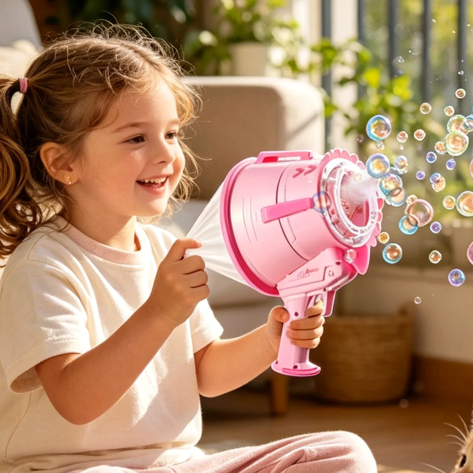 Macchina Bolle Giocattolo da Giardino Portatile | Soffiabolle Da Festa Per Ragazzi, Compleanno, Feste E Vacanze, Cortile, Giardino, , Spiaggia, Estivi, Giochi E Asilo
