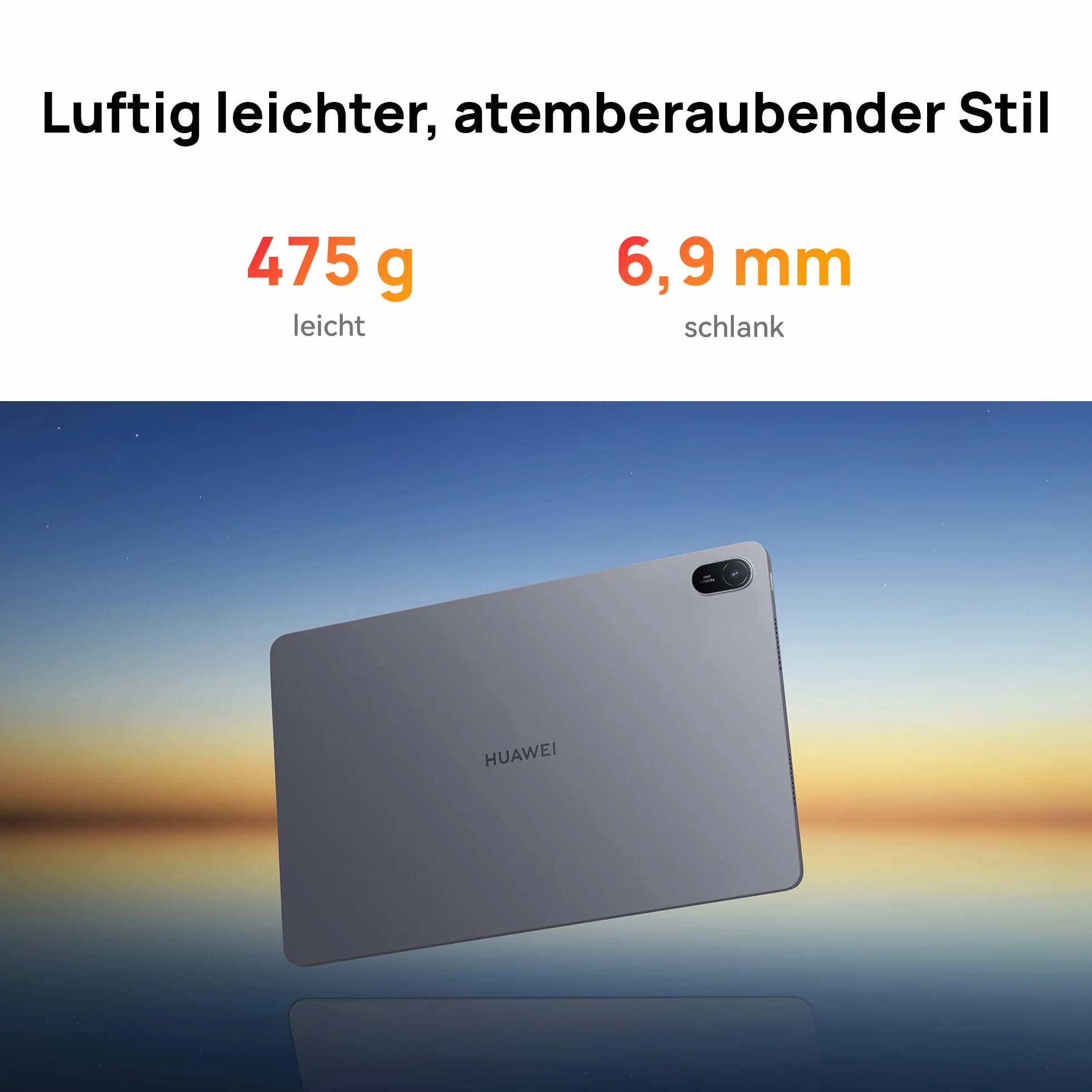 HUAWEI MatePad SE 11″ Tablet, 6 GB + 128 GB, design unibody in metallo di alta qualità, display Eye Comfort FullView, batteria 7700 mAh, altoparlante 4 vie, Wi-Fi, Bluetooth, Nebula Gray