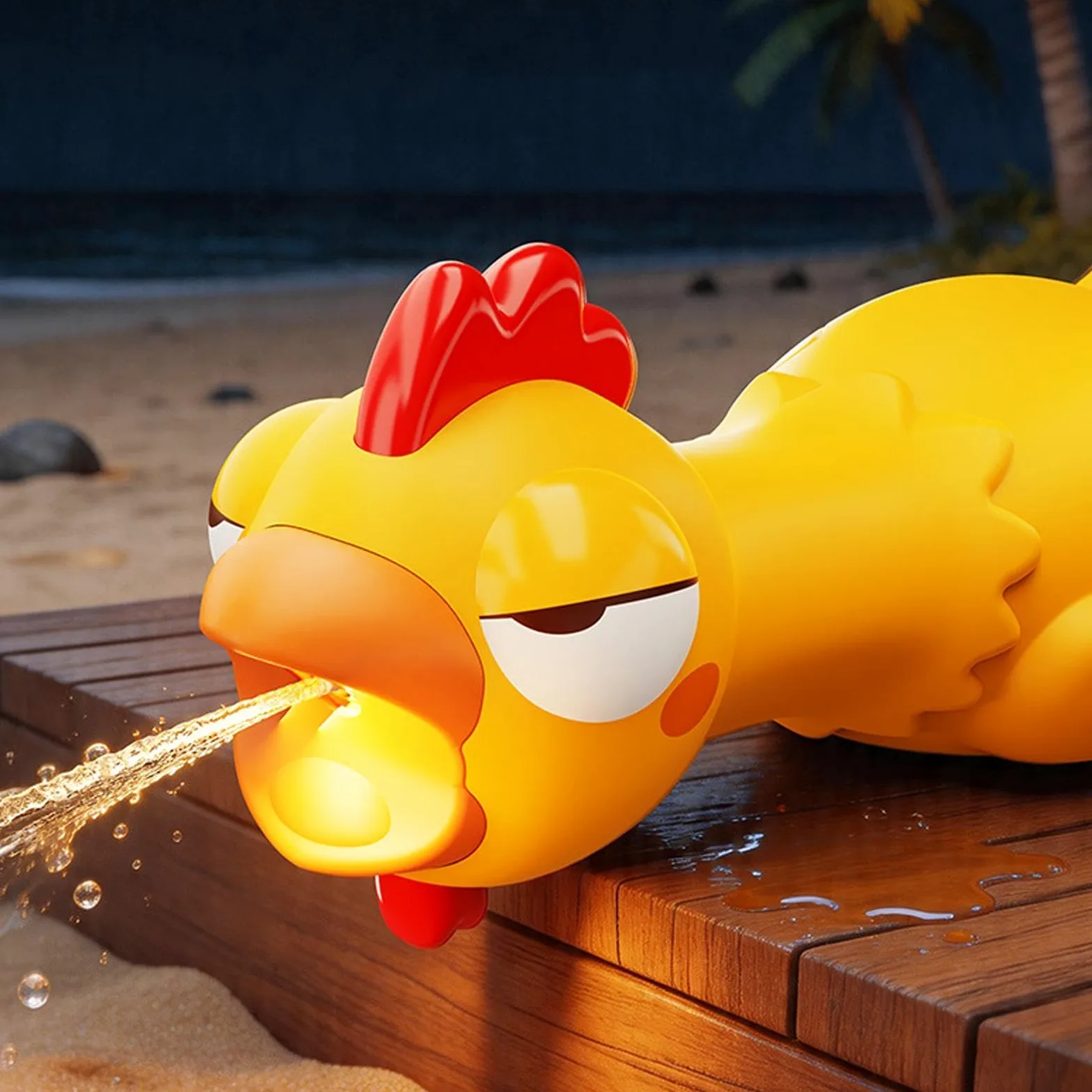 Pistola ad acqua per bambini Gallina Divertente Grande Capacità Lunga | Spruzzatore Per Giochi D'Acqua All'Aperto per Bambini sopra i 6 anni Piscina Spiaggia Giardino Cortile