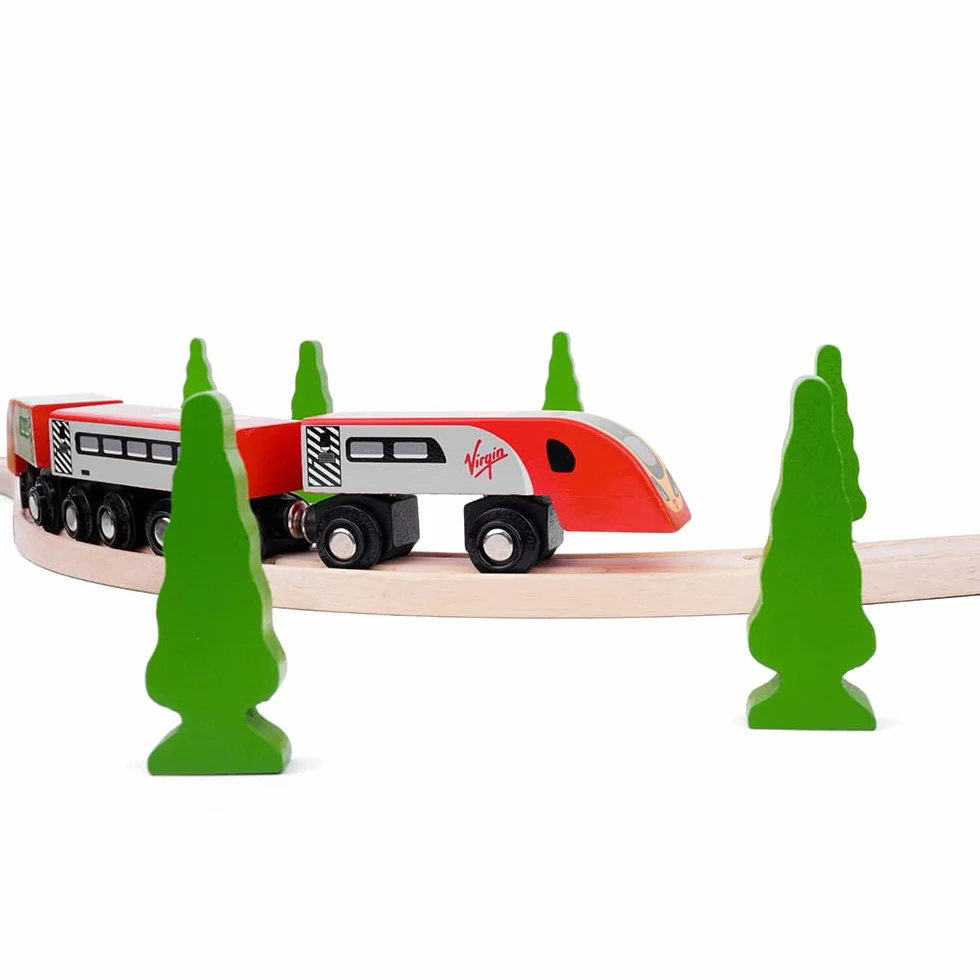 Bigjigs Rail Pendolino Treni Virgin