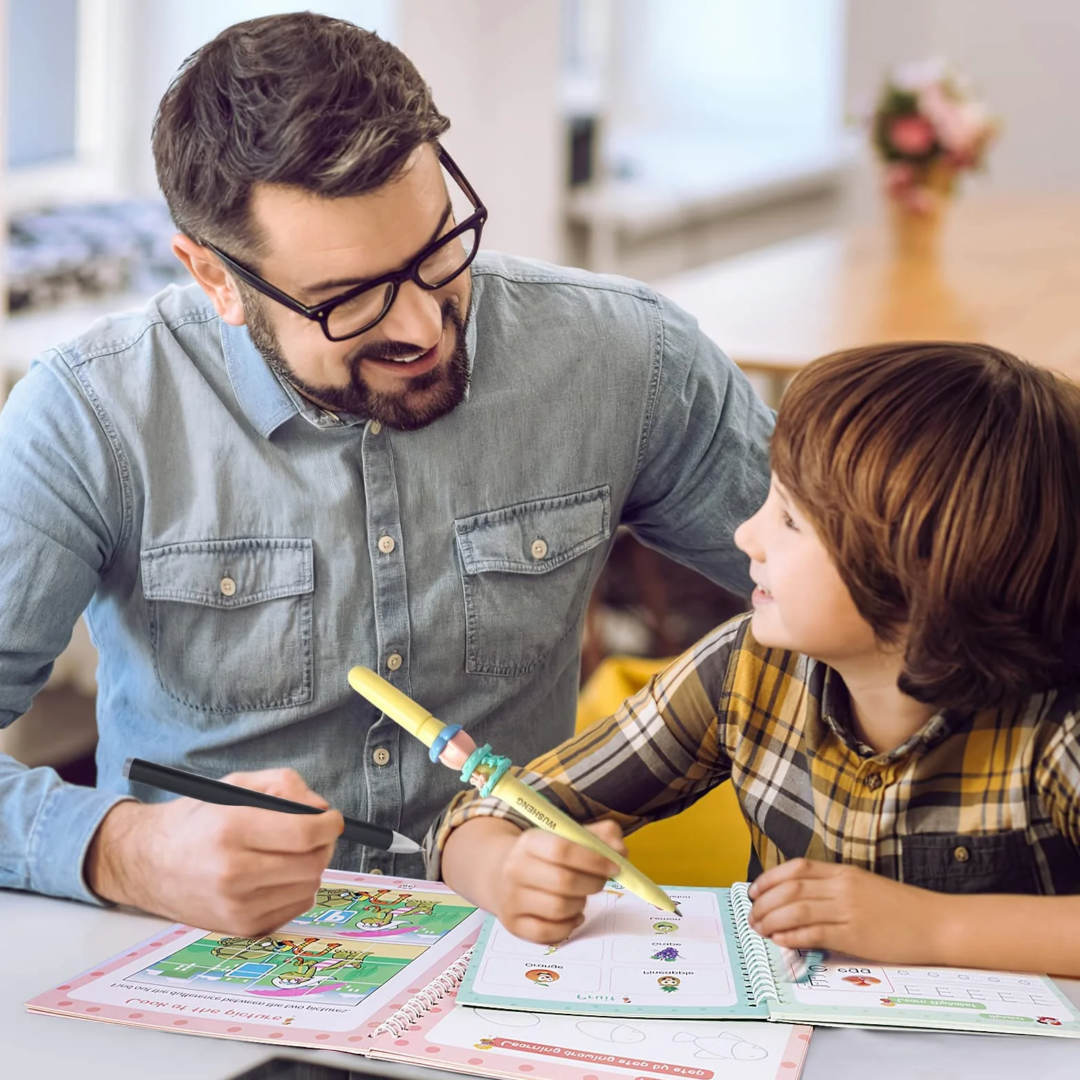 DigMonster quaderno inchiostro magico bambini riutilizzabile scanalature scrittura mano libro pratica