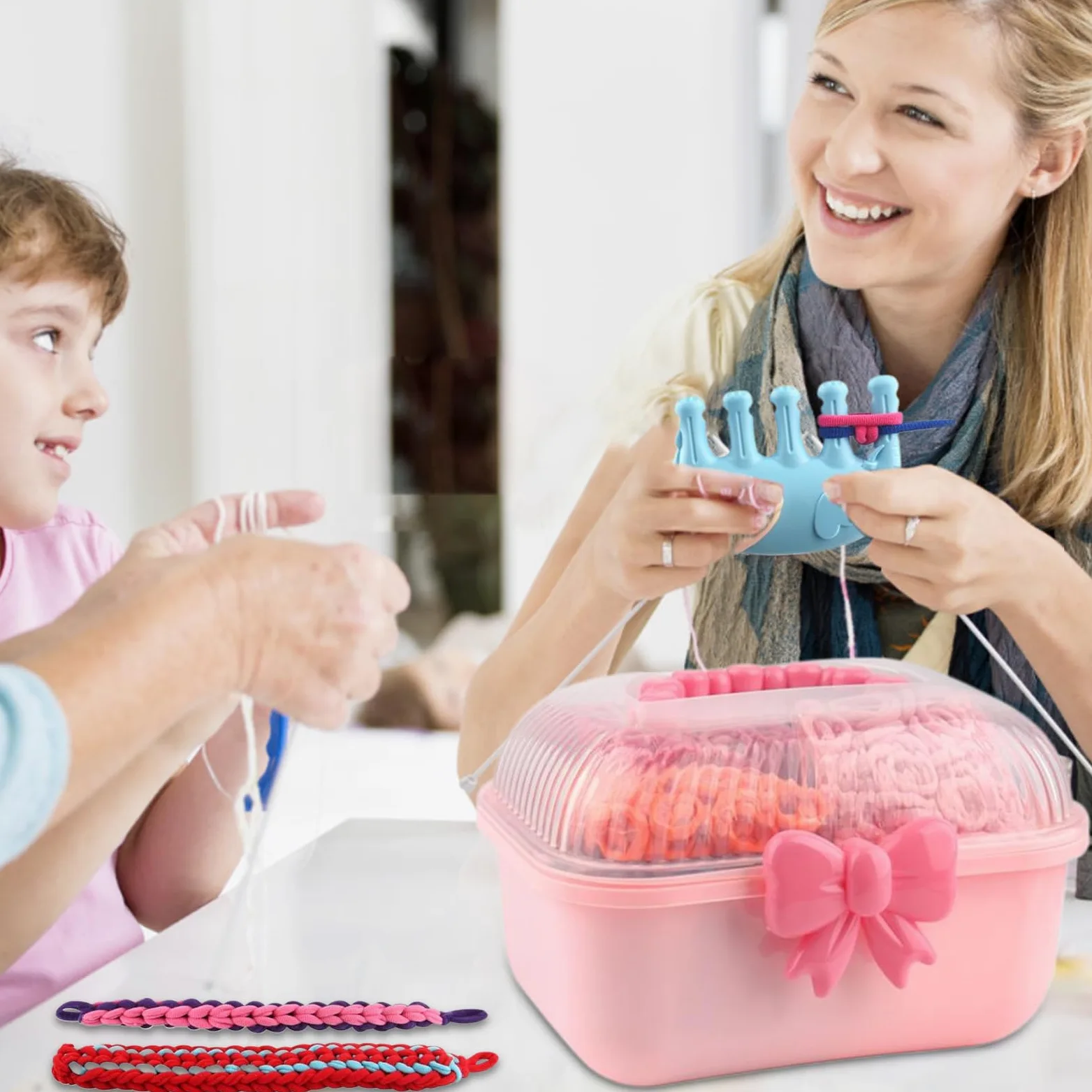 Kit Per Creare Braccialetti Kit Per Creare Braccialetti Artigianato Per | Giochi Con Elastico Creazione Gioielli Fai Da Te Attività Regalo Teen Natale Compleanno