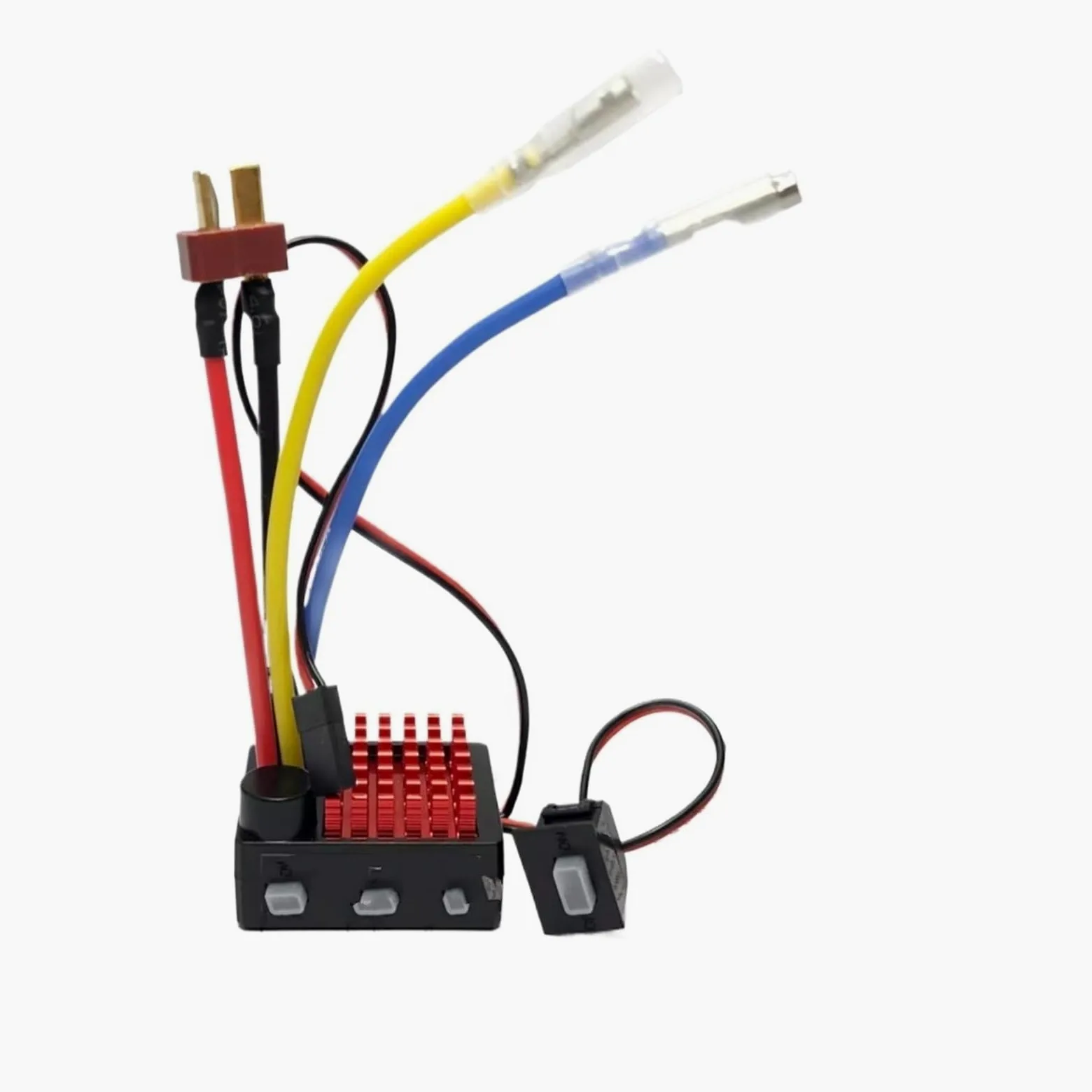 ESC RC Per Traxxas Per TRX4 Per TRX6 D90 Per Redcat 1/10 YSIDO YS-60A-RTR 60A Regolatore Di Velocità Elettrico ESC Con Spazzole 6V/3A BEC RC Auto Cingolato Camion(YS-60A-RTR T Plug)