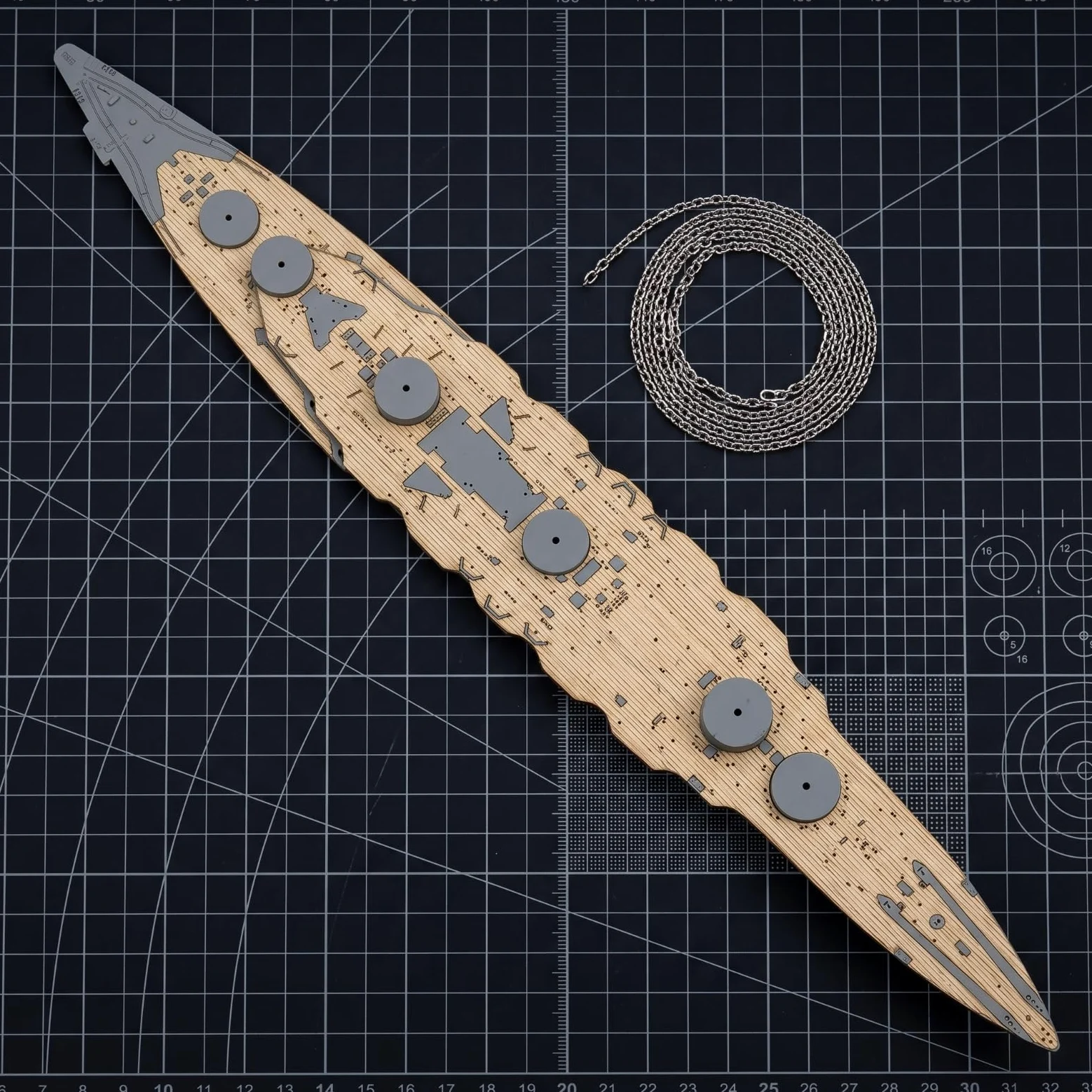 Ponte in Legno con di Ancora | Realistico, Ponte in Legno con di Ancoraggio, Facile da Montare, Modellismo, Collezionisti