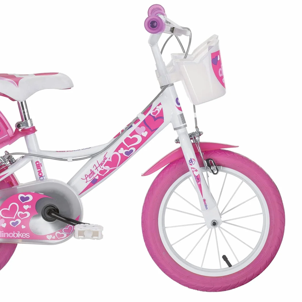 Dino 164RN - Bicicletta Serie 24 Little Heart 16 ''