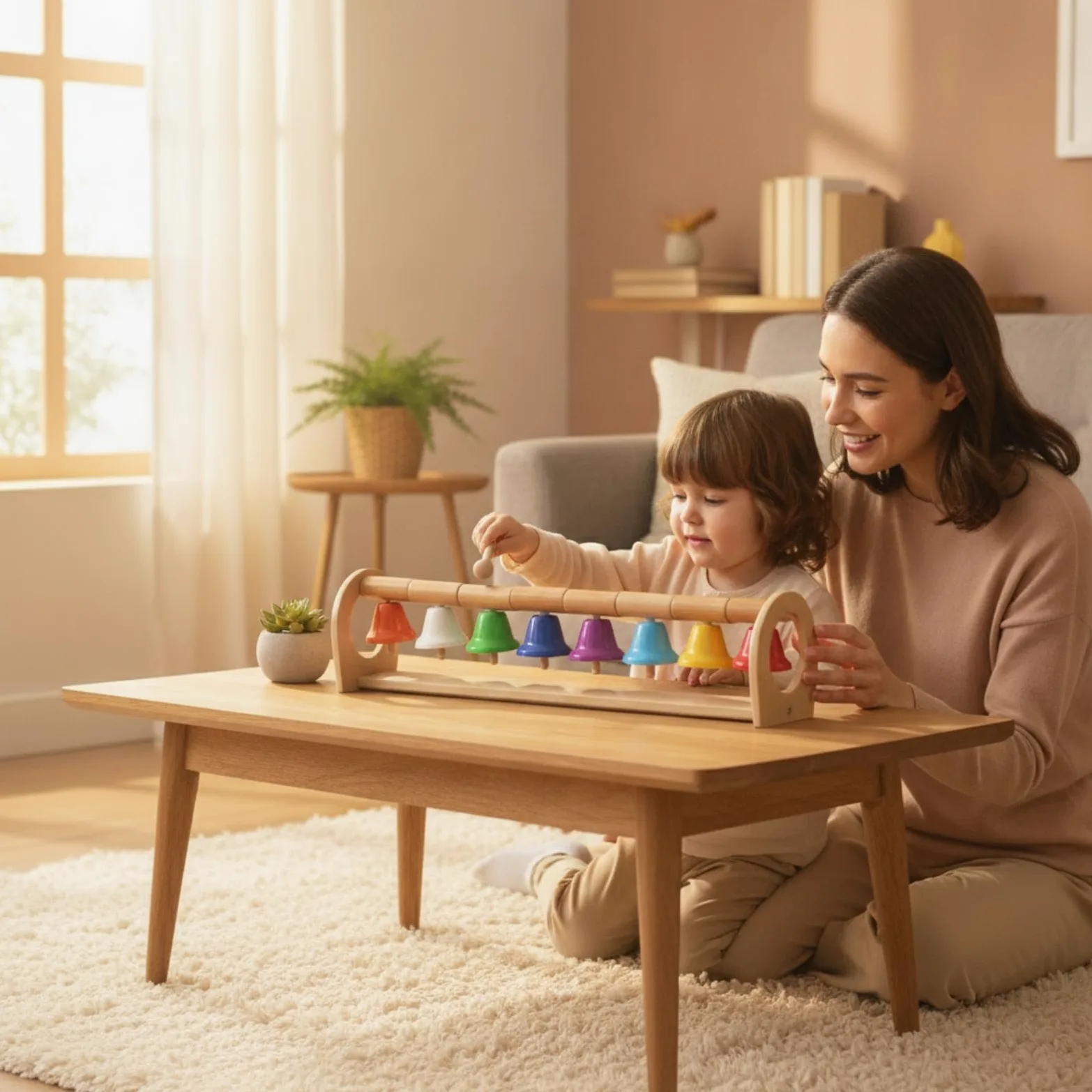 Harilla Giocattolo Musicale Bambini Xilofono Percussioni Legno Metallofono Strumento Educativo per Coordinazione Occhio Mano E Pratica Del Battito Base Stabile Adatto a Asilo Aula Casa