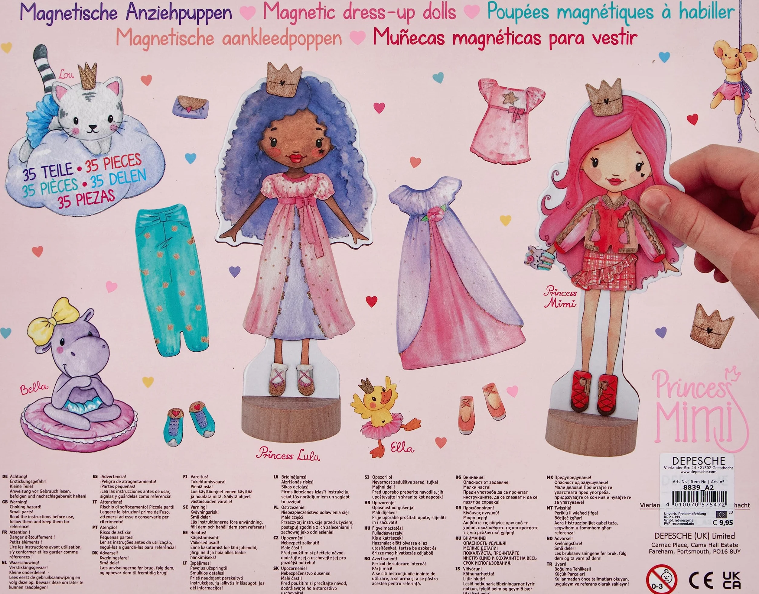 Depesche Princess Mimi - Magnetic Dress-up Dools (048839)