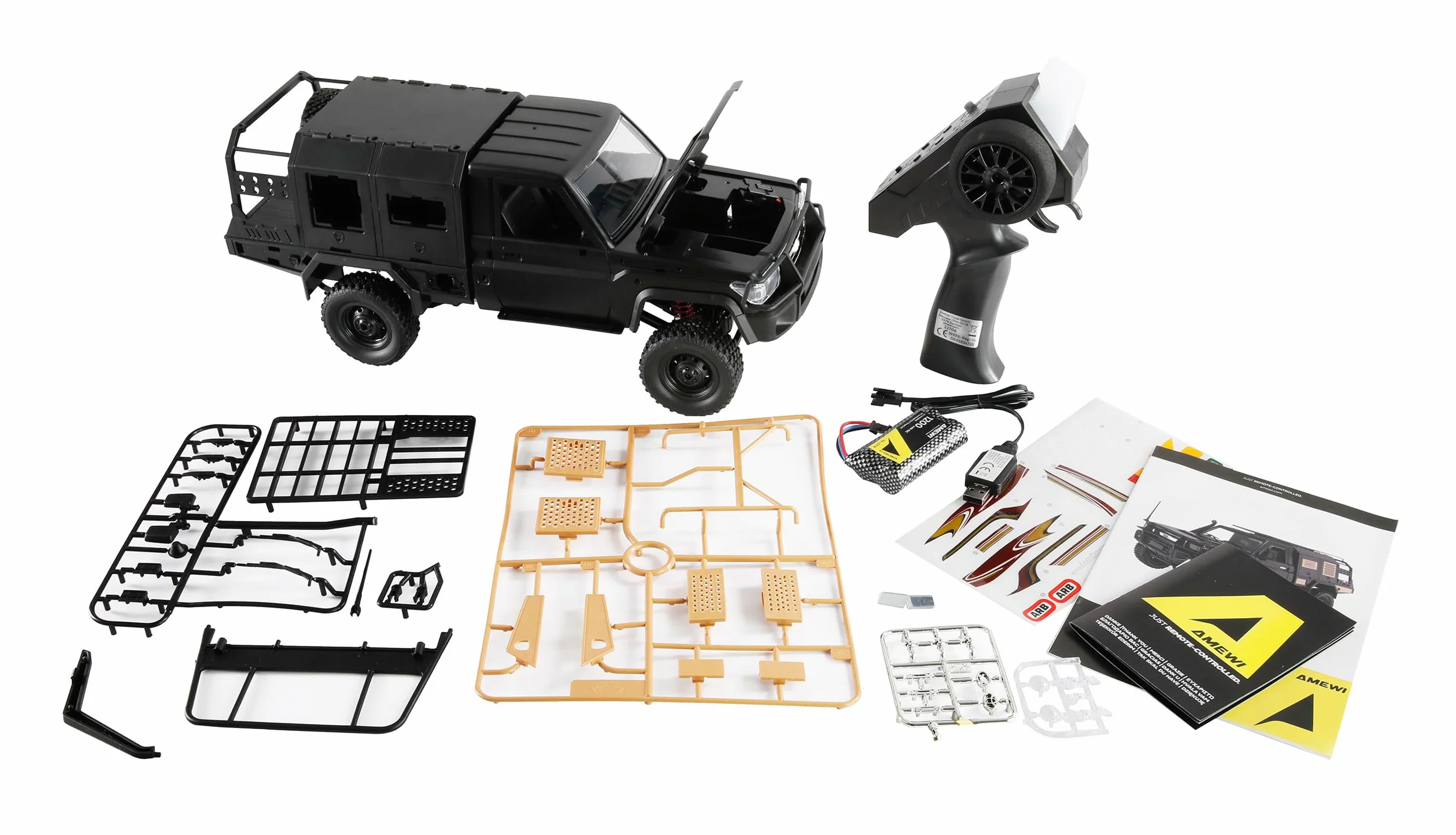 Amewi Toyota Land Cruiser Crawler 4WD 1:12 RTR licenza RC veicolo auto telecomandata