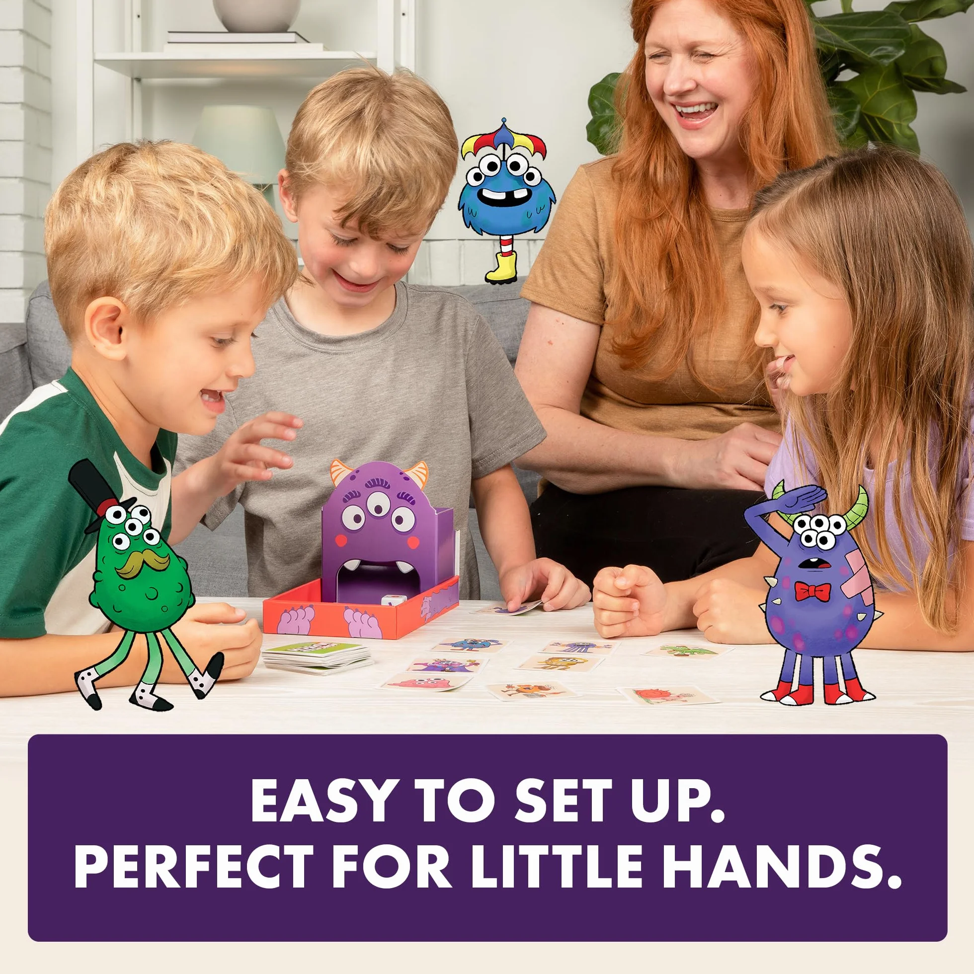 Exploding Kittens Monster Match – Matching Dice for Kids Ages 4+– 2-6 Players – Fun Family Night - Creative Kid Play