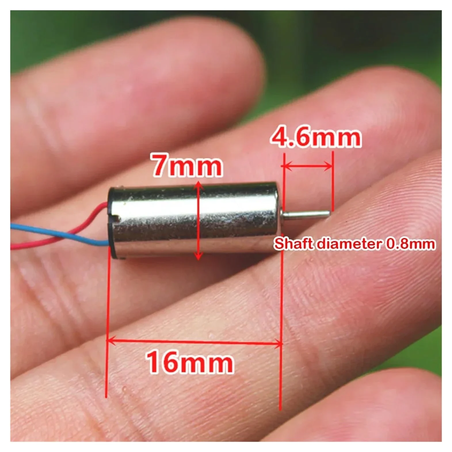 10/50/100 pezzi Mini 716 Motore Coreless DC a magnete forte 3V-3.7V 40000 giri/min ad altissima velocità Albero per generatore fai da te(100PCS)