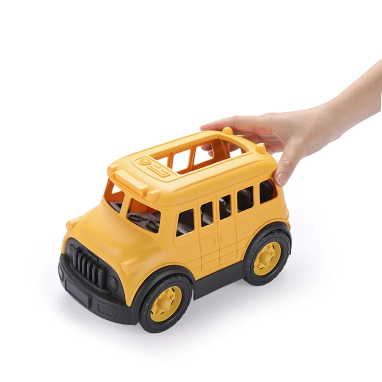 Autobus Scolastico Creativo Per Ragazzo Ragazza Giocattolo Cognitivo Di Veicolo Stimola La Coordinazione Occhio-mano Gioco Senza Batteria Per Ragazzi e Ragazze