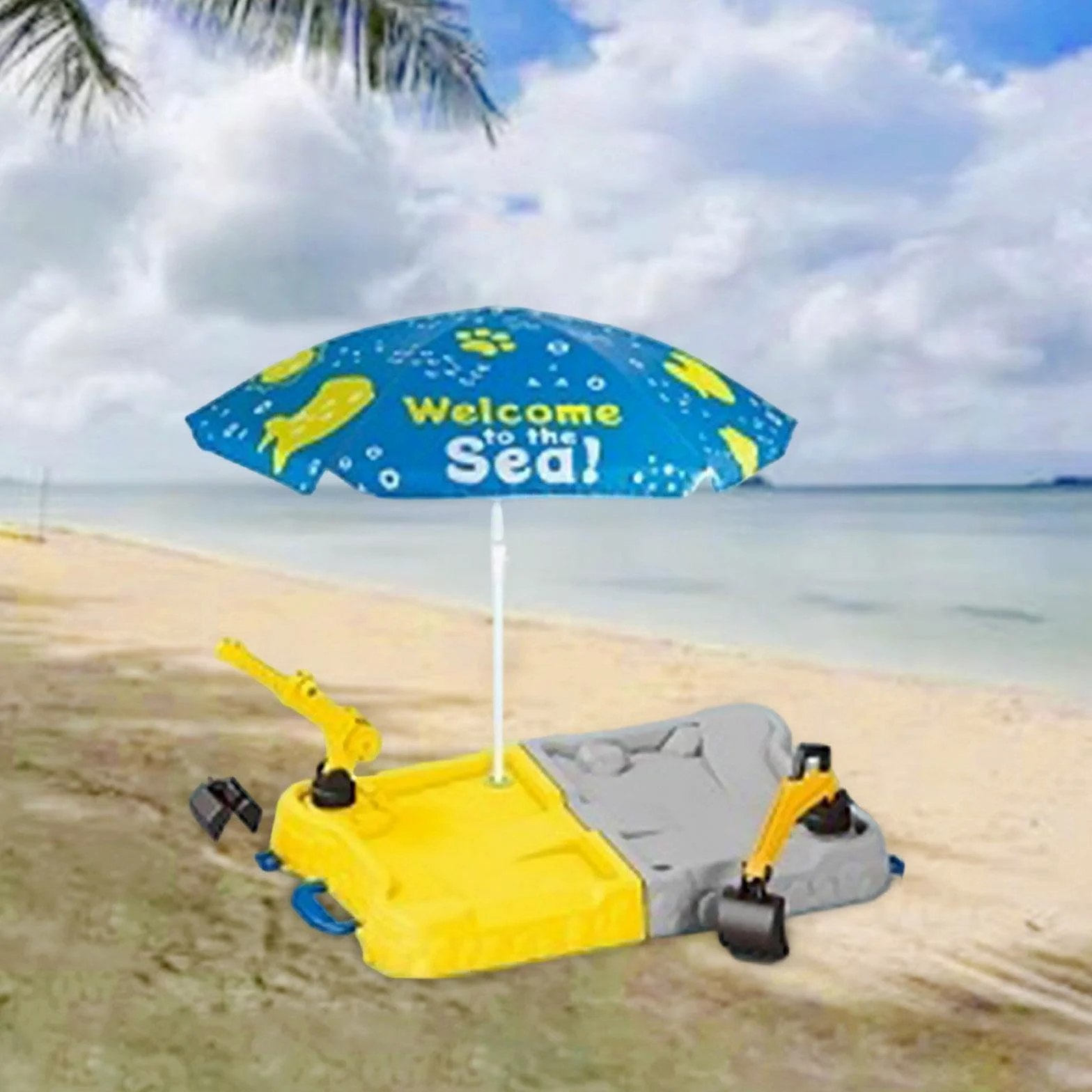 Sabbiera per Bambini, Set di Gioco sensoriale per attività all'aperto, Giocattolo da Costruzione per Spiaggia, Scatola Giochi per Parco Giochi in
