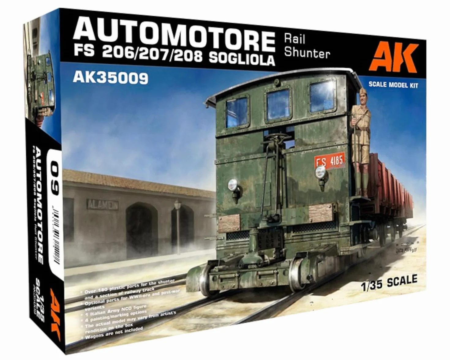 Ak interactive - automotore fs 206/207/208 sogliola 1/35 - ak interactive 35009