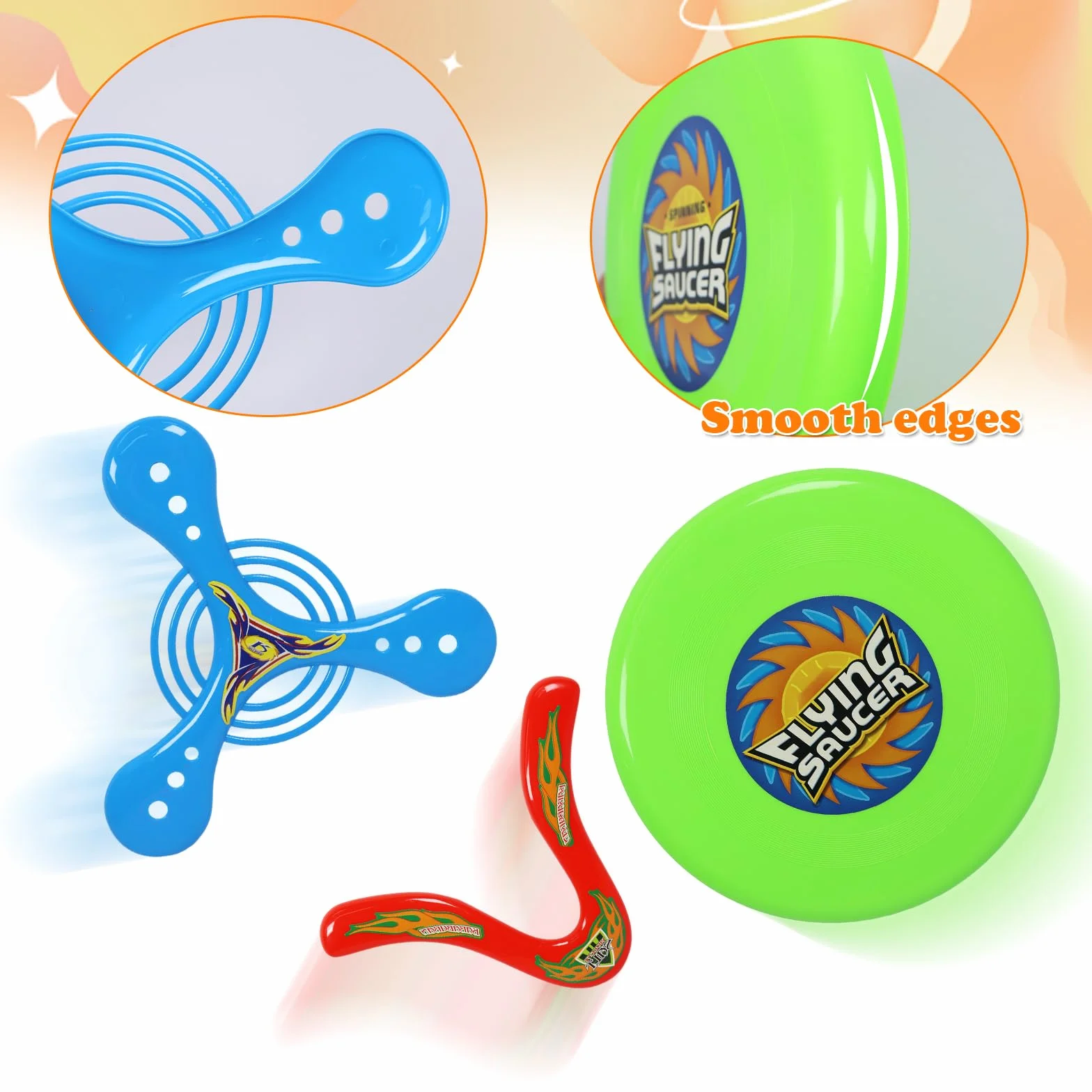 6 Pezzi Set di Boomerang, Boomerang a Forma di V, Boomerang per Principianti Set, Giochi Interattivi Genitore Figlio, Giocattoli per Bambini, All'aperto per Principianti