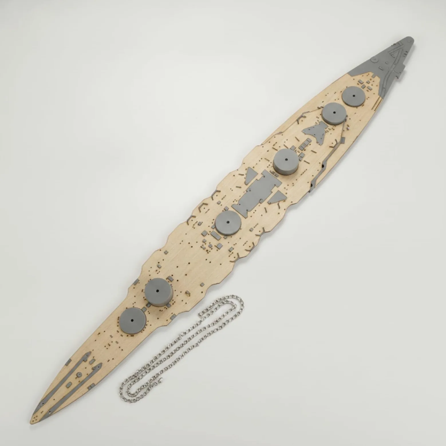 Ponte in Legno con di Ancora | Realistico, Ponte in Legno con di Ancoraggio, Facile da Montare, Modellismo, Collezionisti