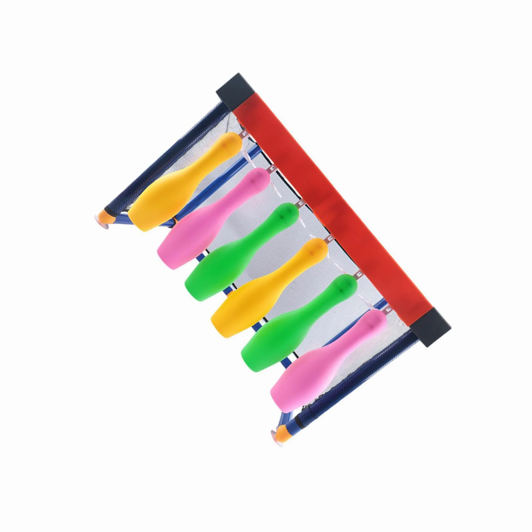 Gioco di bowling per bambini con birilli e palla per bambini per un divertente gioco di gruppo. Progettato per resistere a sessioni di energiche. Leggero ma robusto.