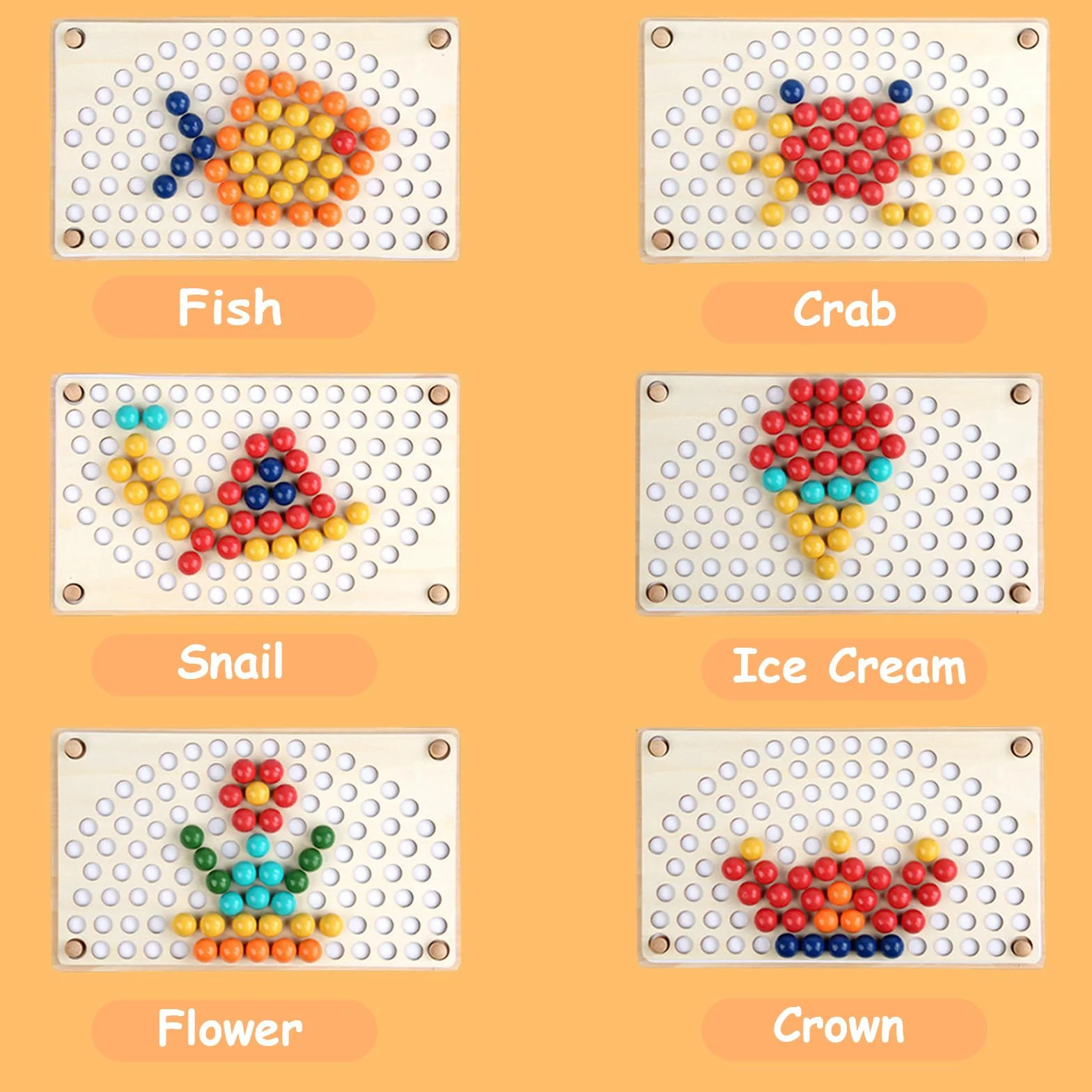 Giocattoli Montessori 3 Anni, Giochi Educativi di Motricità Fine, Giochi Sensoriali, Puzzle per Bambini, Gioco di Classificazione e Impilamento, Regalo Perfetto per Ragazzi e Ragazze