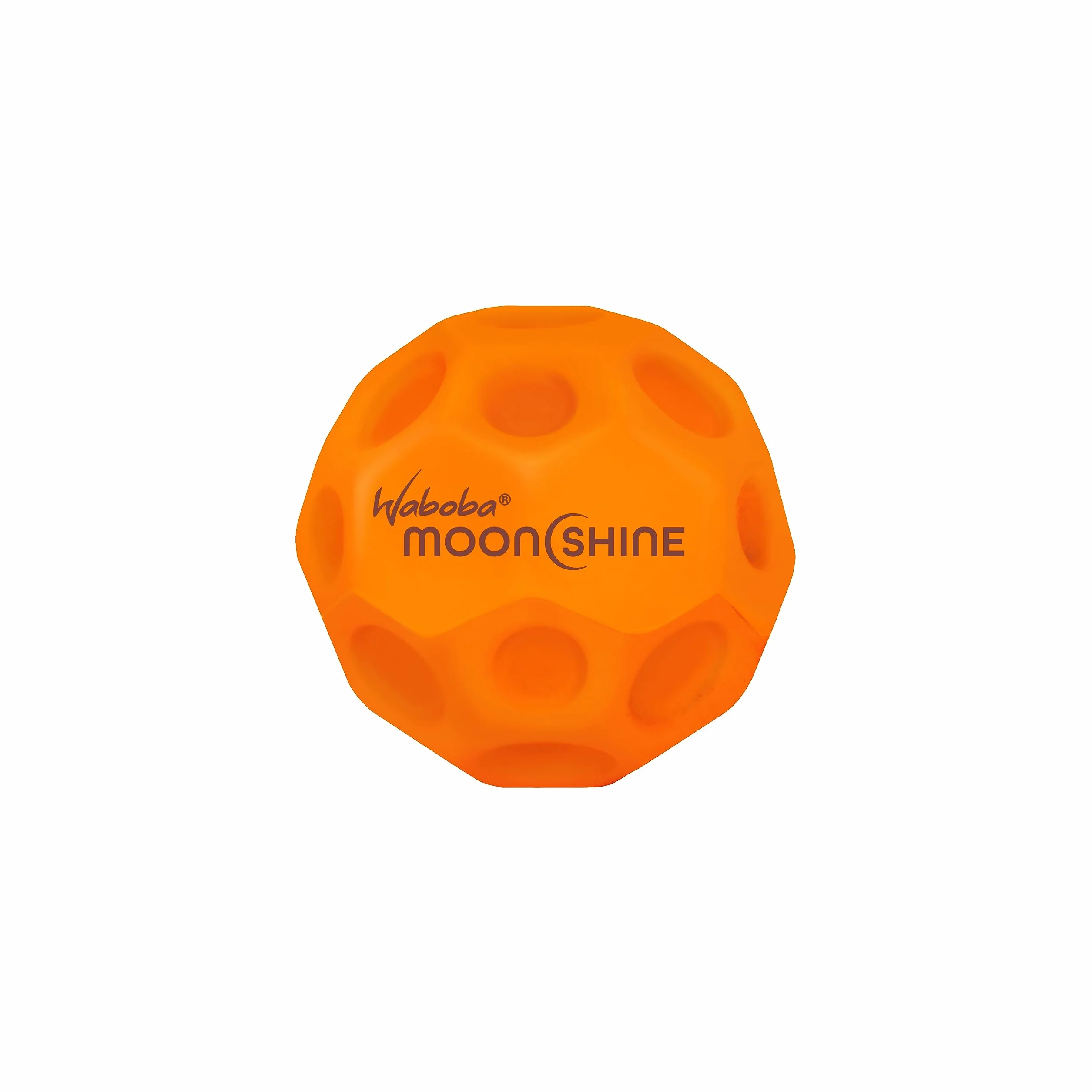 Waboba Moonshine Ball - Pelota Lunar Luminosa, rebote hiper saltarín Que brilla en la oscuridad, bola de Tierra de rebote Extra - Blanco - 60 x 60 x 60 mm
