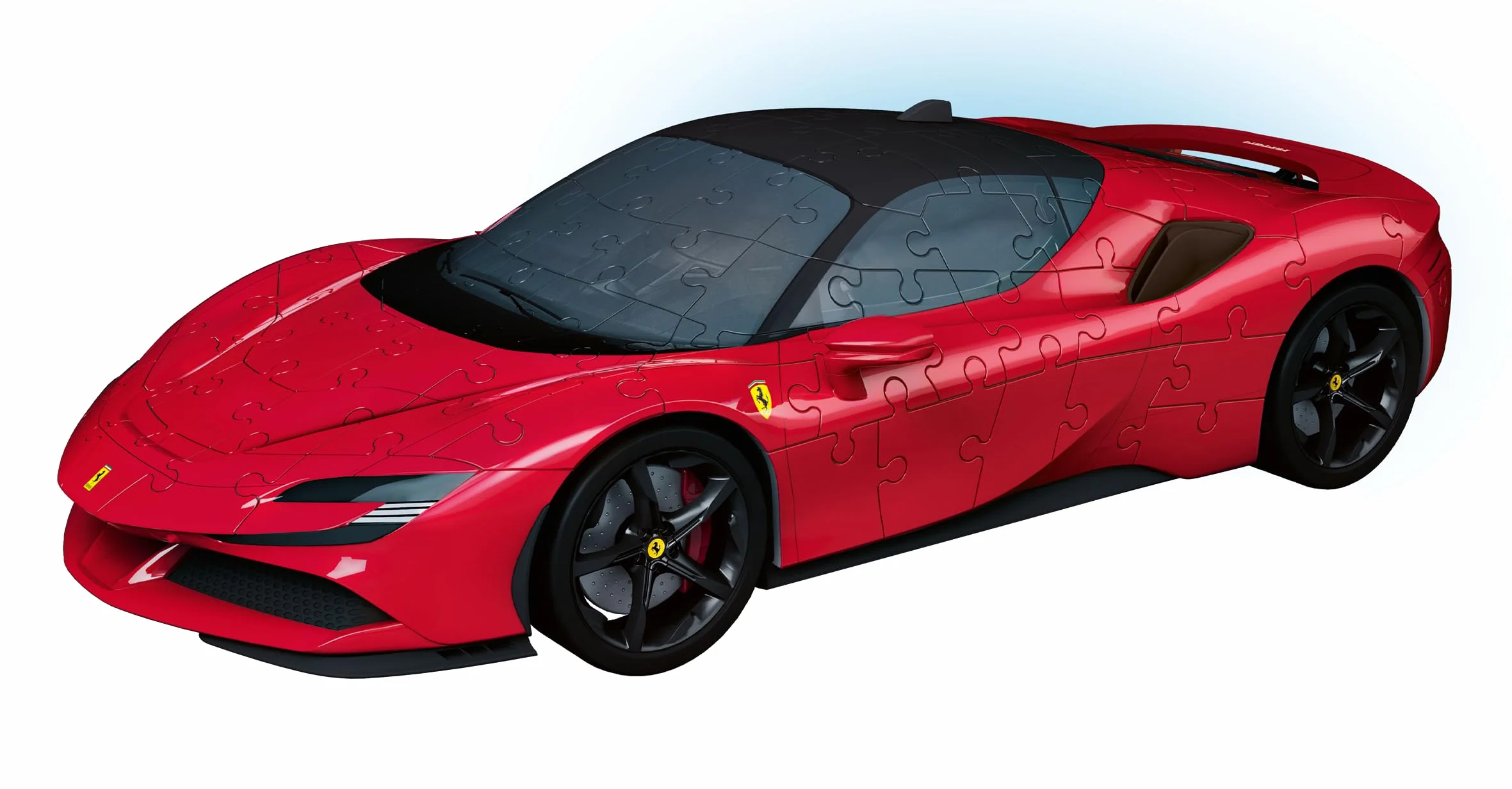 Ravensburger - Puzzle 3D Ferrari SF90 Stradale 161 pezzi, Modellismo da costruire adulti, Modellino Ferrari, Modellini auto da costruire, Idee Regalo