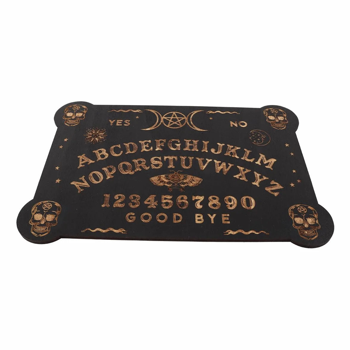 Set Di Tavole Ouija Nere in Legno, Classiche Tavole Parlanti Con Planchette, Tavola Degli Spiriti Con Messaggi Metafisici, Regali Wiccan Per Forniture Di Stregoneria