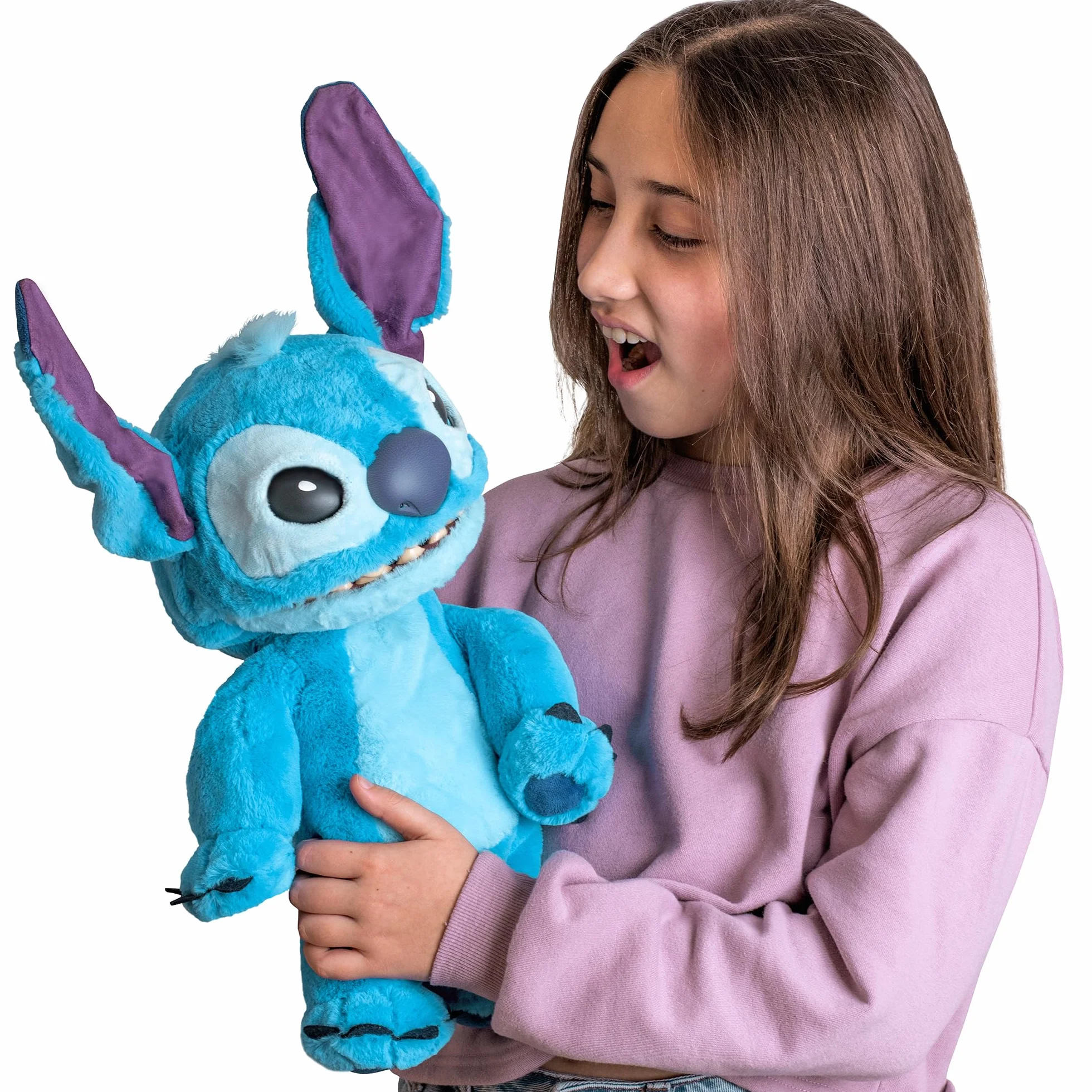 Disney Stitch Pupazzo Animatronico Peluche Real FX 100+ Azioni Suono 1a Edizione 6+