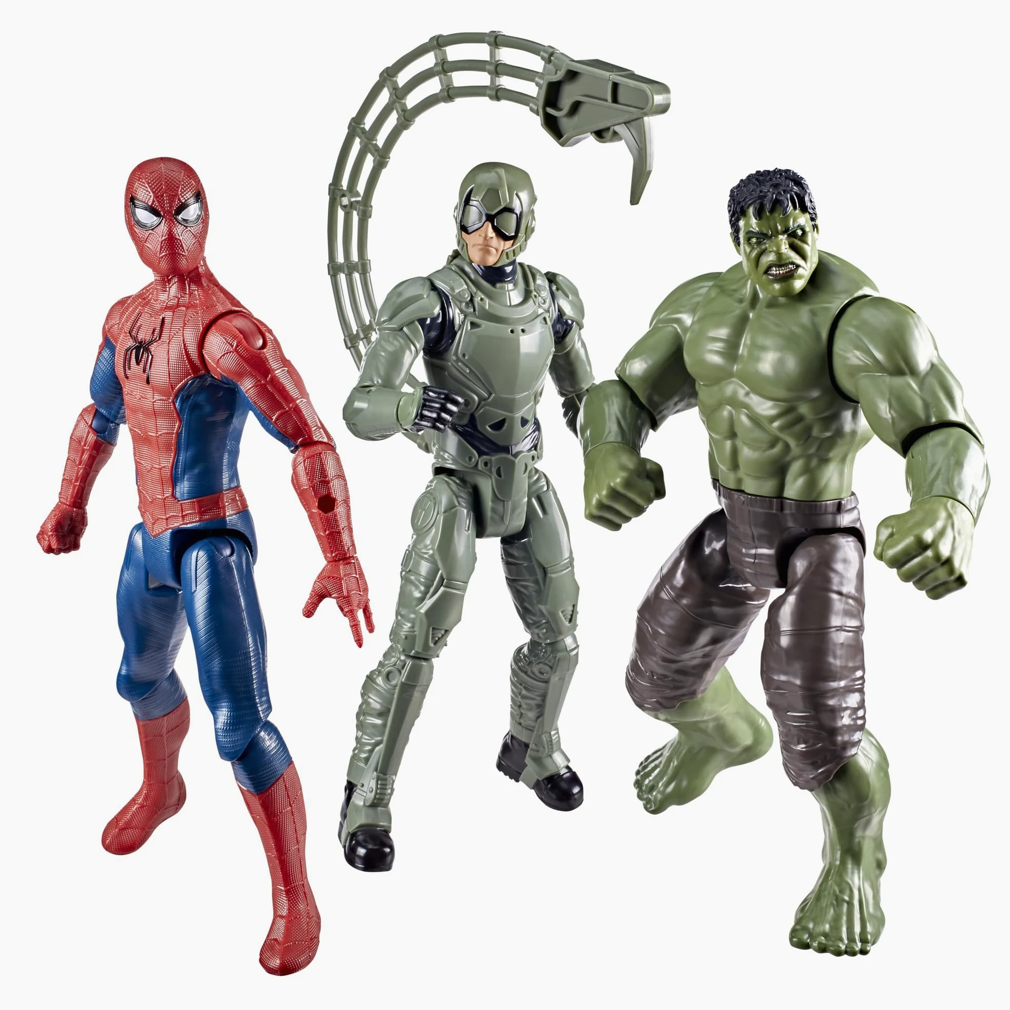 Hasbro Marvel Spider-Man: Brand New Day, Titan Series, Spider-Man, Hulk, Marvel's Scorpion, Confezione da 3 Action Figure