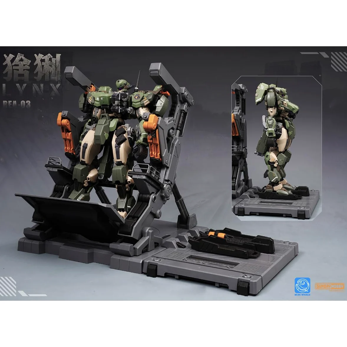 HiPlay Mingjiang Legend Blue Whale Series REA-03 Lynx 1/100 Scala Kit Modello da Montare