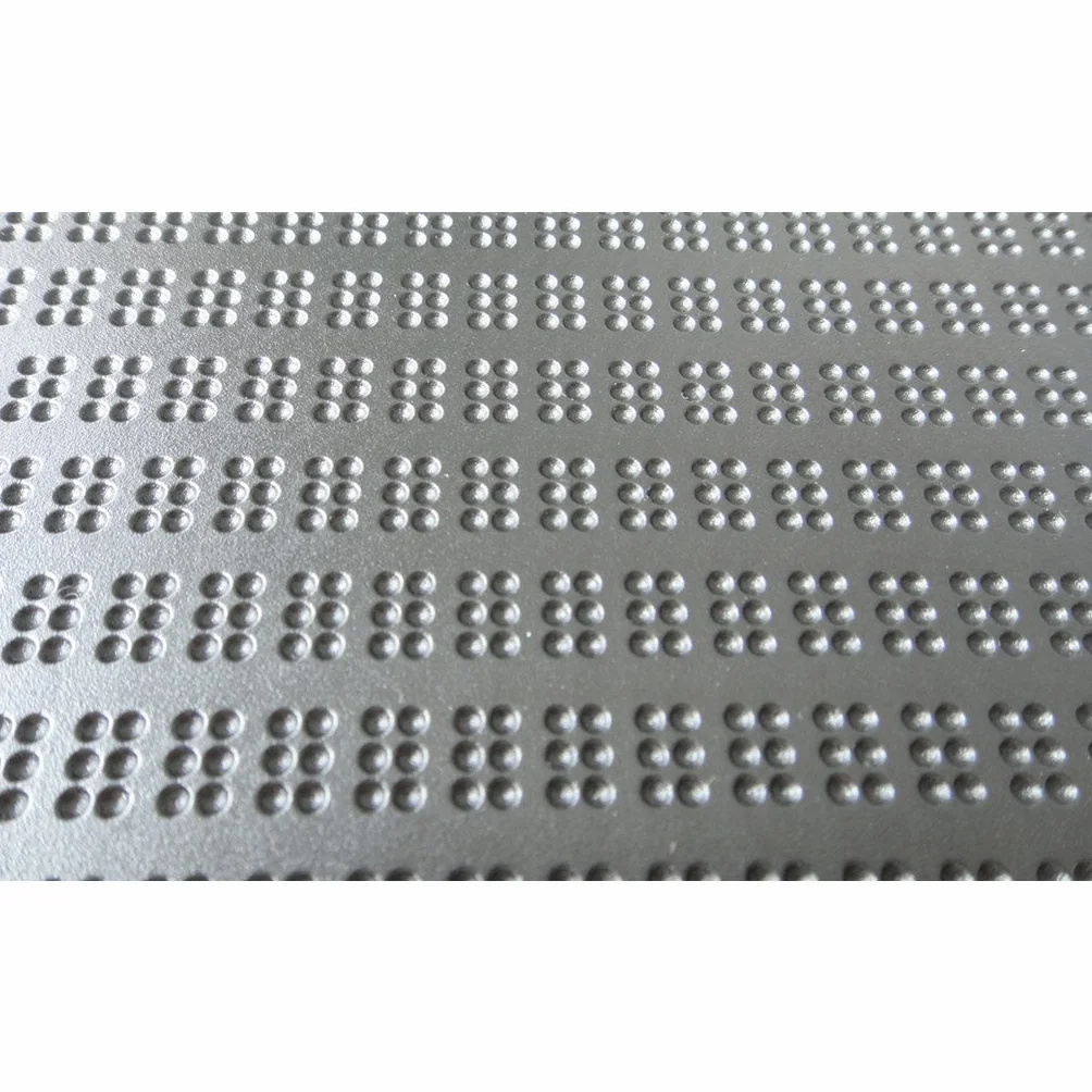 OTVEE - Lavagna per Braille 27 righe 30 caratteri per riga con manico, 2 pezzi, DIN A4, colore: Nero