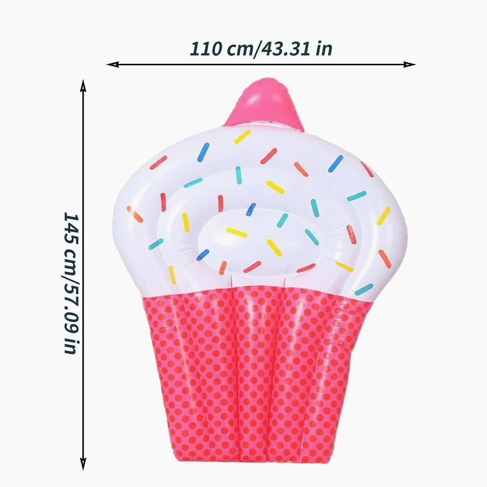 Galleggianti gonfiabili per piscina, a forma di torta, galleggianti gonfiabili per piscina, per adulti, per feste all'aperto, cortile, giardino, prendere il sole, mare e