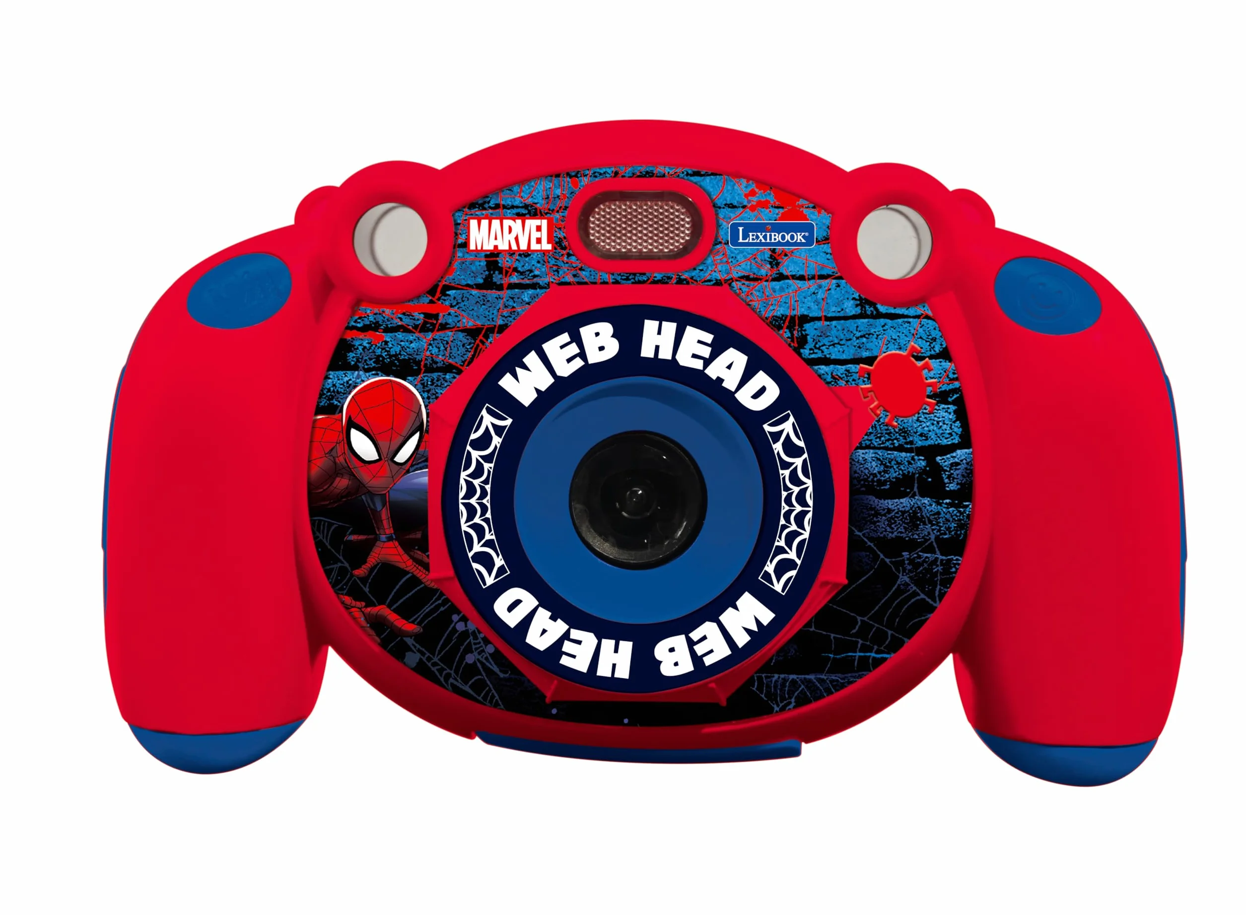 Lexibook Spider-Man fotocamera digitale 4 in 1 per bambini 32 GB rossa DJ080SP