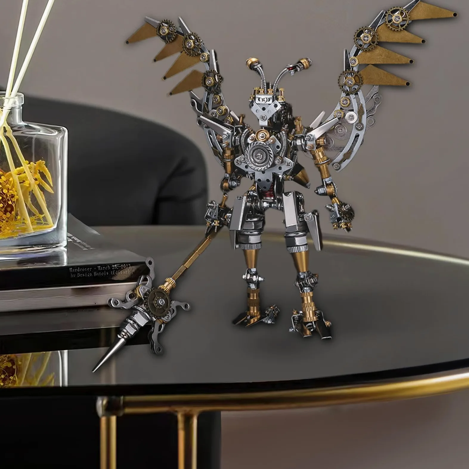 Puzzle in metallo , puzzle in per adulti, puzzle difficile da | assemblare con antiche figure cinesi, kit di modelli in metallo deformabili per la costruzione di