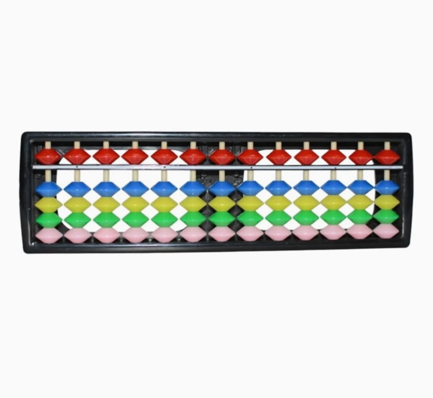 Abaco Pallottoliere Robusto Abaco di Plastica13 Colonne Matematica Professionale Cinese Giapponese Calcolatrice Conteggio Asilo Scuola Tradizionale