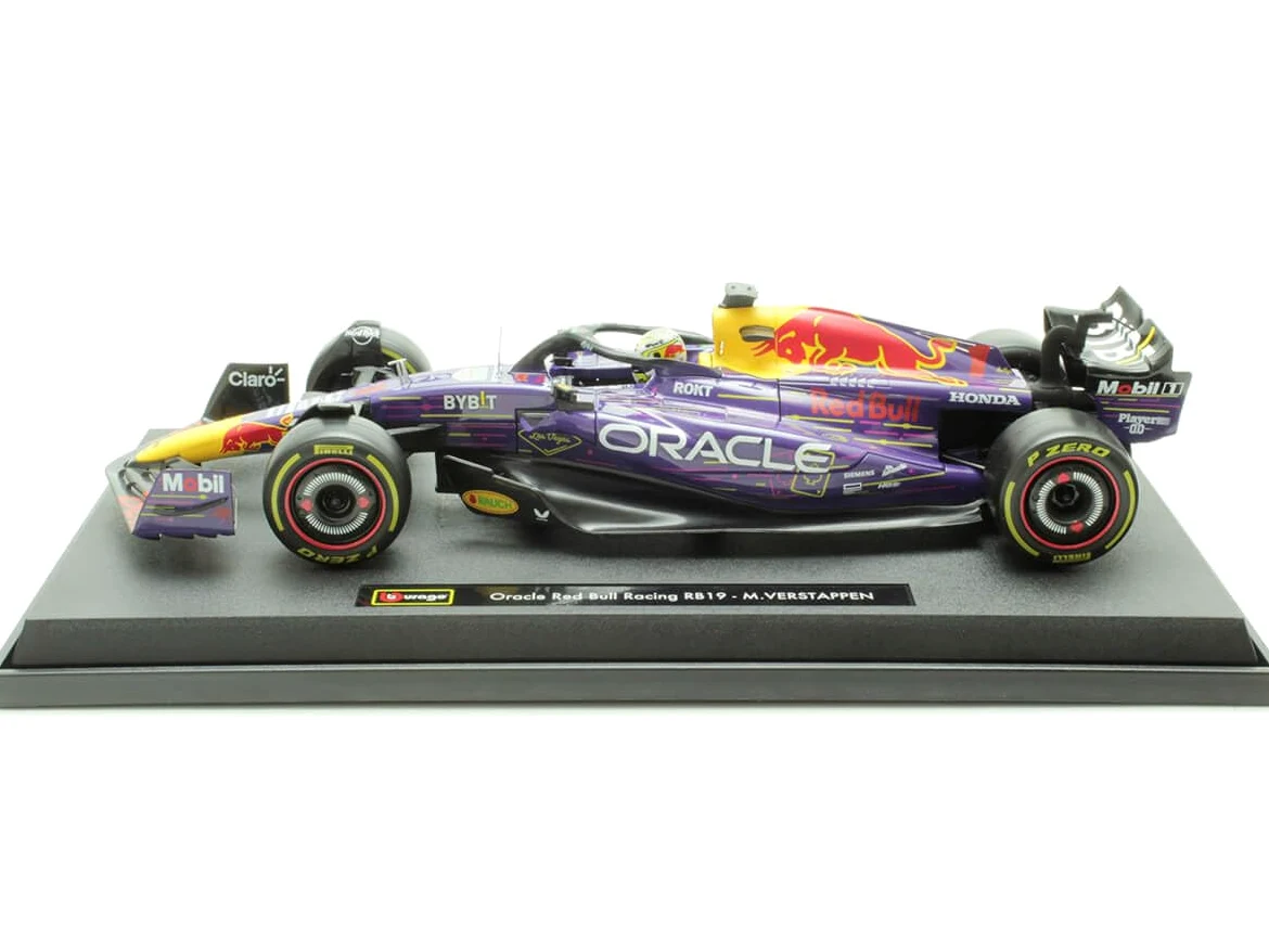VERSTAPPEN RED BULL RB19#1 Vincitore GP LAS VEGAS Formula 1 F1 - scala 1/18 30cm Modello Auto DieCast Bburago 18-18003V-L