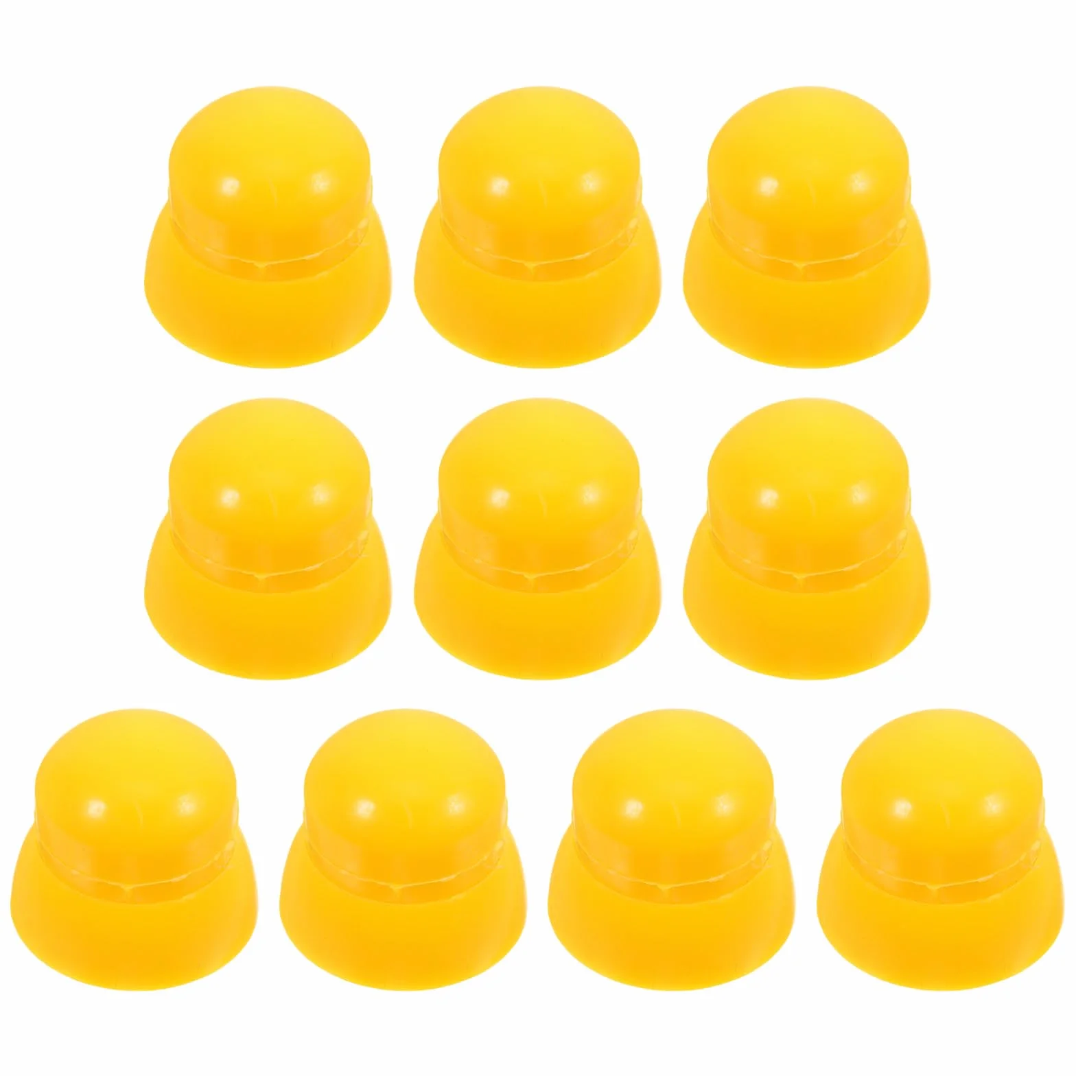 QianShi 30 tappi per dadi per parco giochi, attrezzature per parchi giochi, dadi in plastica, tappi per bulloni per esterni, accessori di ricambio, accessori per scivoli, parti di ricambio (giallo)