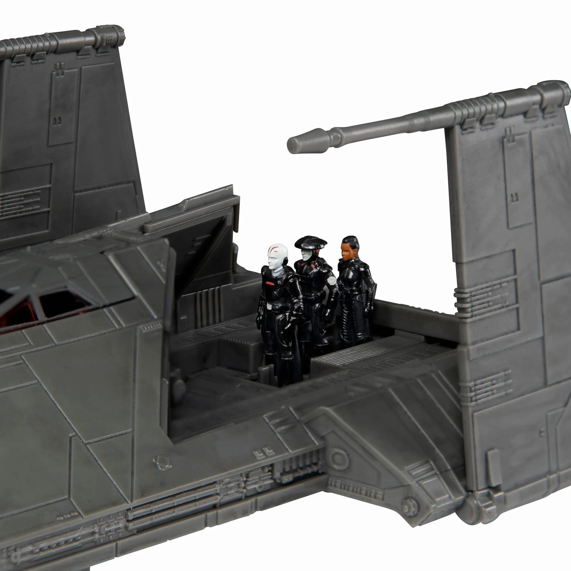 Star Wars Micro Galaxy Squadron Inquisitor Transport Falce, veicolo di classe Starship da 17,8 cm, con tre accessori da 2,5 cm